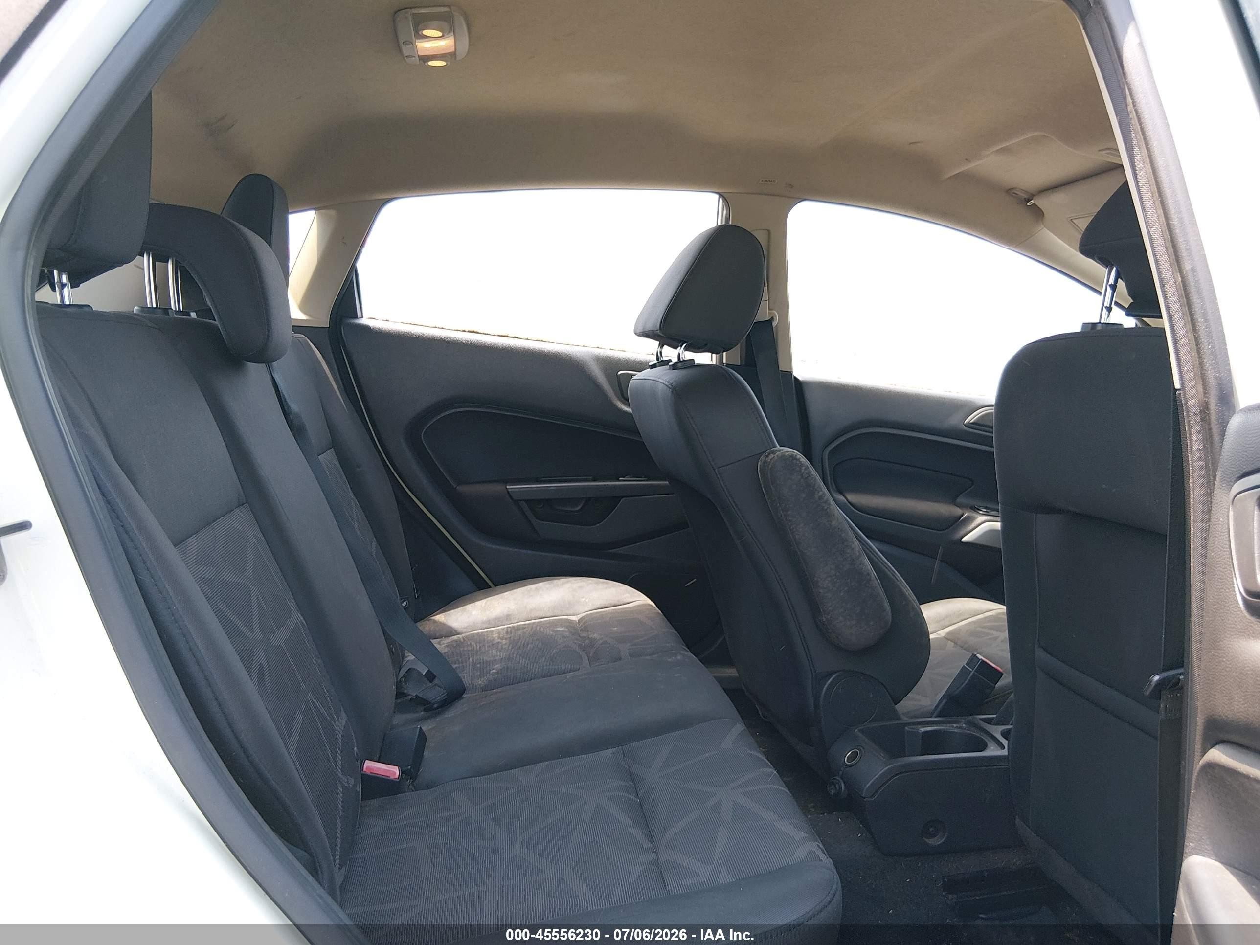 2013 Ford Fiesta Se White vin: 3FADP4EJ7DM213171
