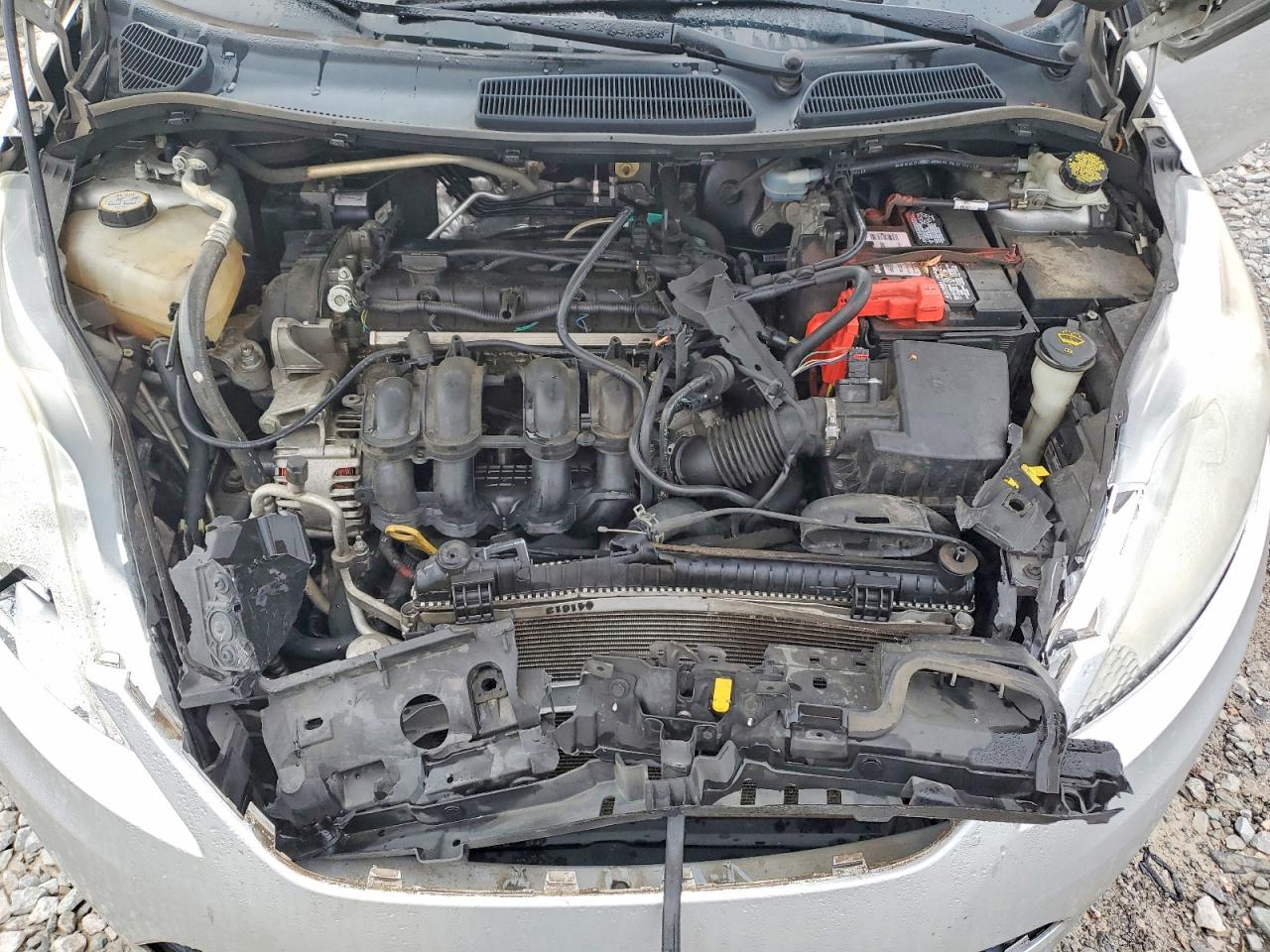 2013 Ford Fiesta Se Silver vin: 3FADP4EJ7DM223263