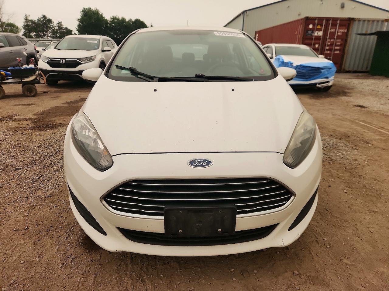 2014 Ford Fiesta Se White vin: 3FADP4EJ7EM105635