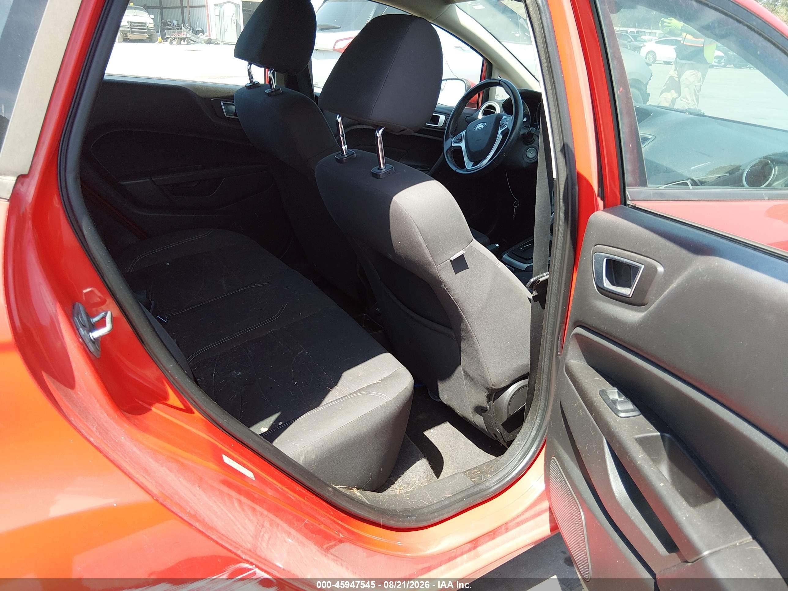 2014 Ford Fiesta Se Red vin: 3FADP4EJ7EM142751