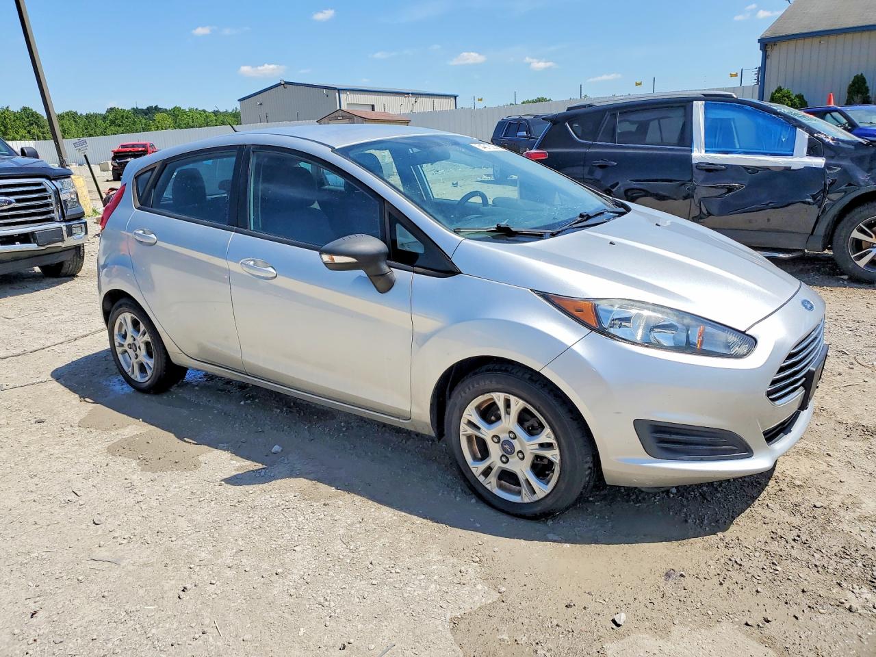 2014 Ford Fiesta Se Silver vin: 3FADP4EJ7EM142779