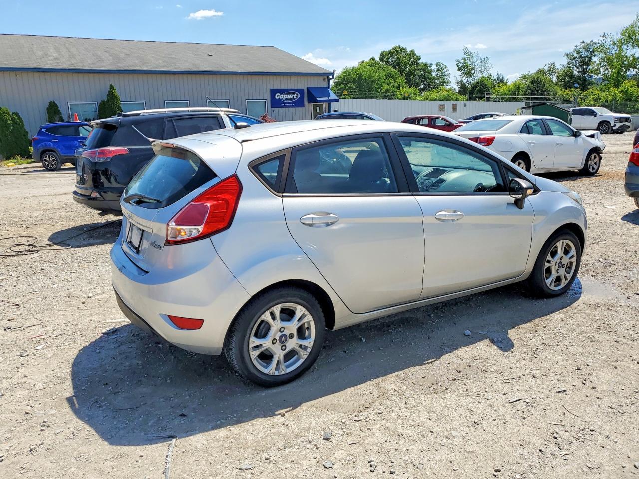 2014 Ford Fiesta Se Silver vin: 3FADP4EJ7EM142779