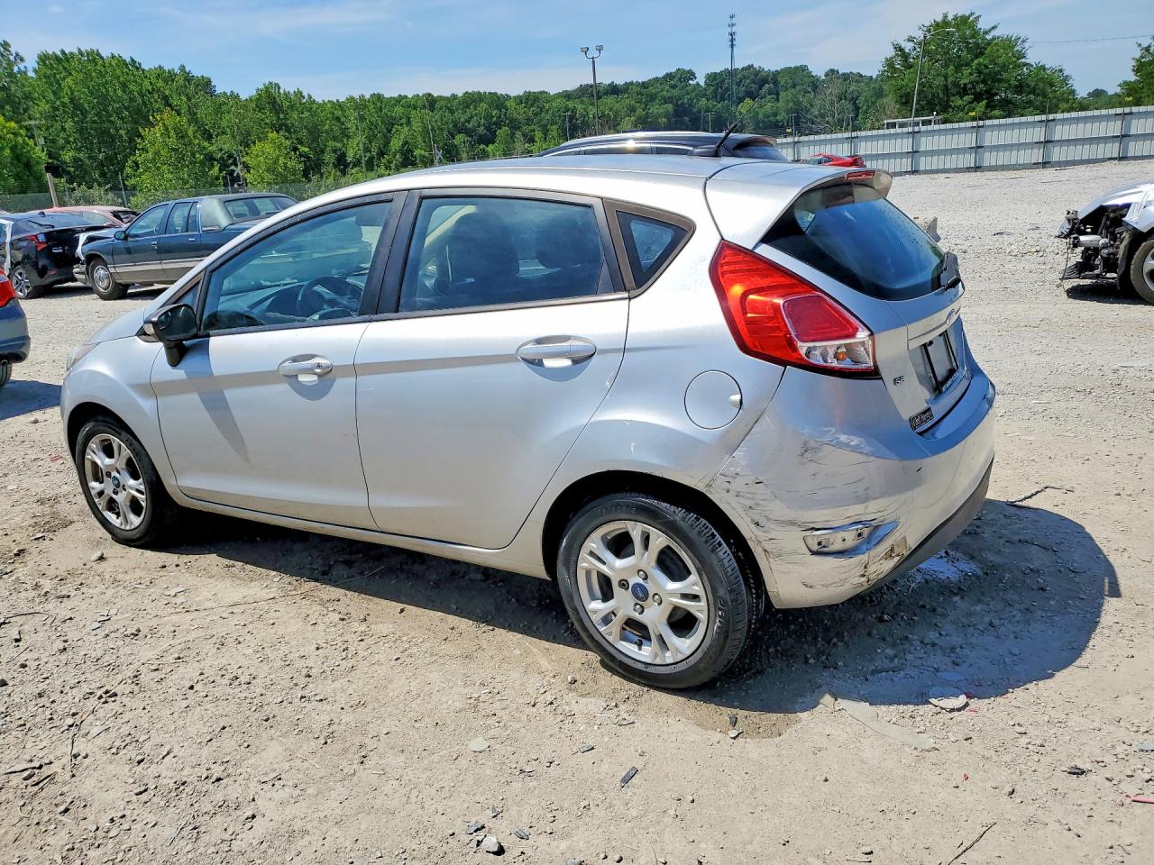 2014 Ford Fiesta Se Silver vin: 3FADP4EJ7EM142779