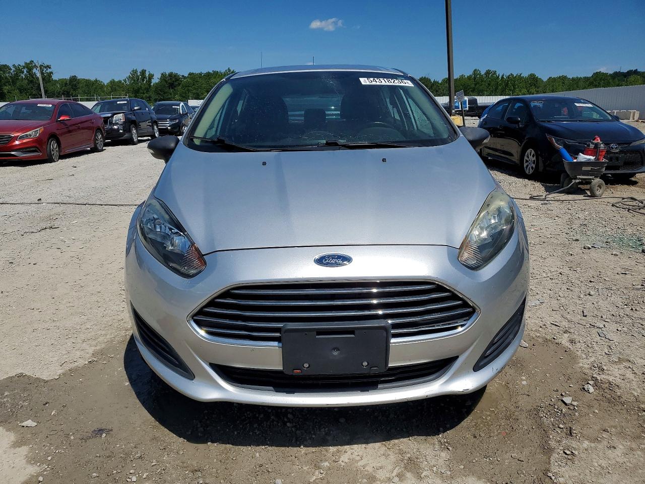 2014 Ford Fiesta Se Silver vin: 3FADP4EJ7EM142779