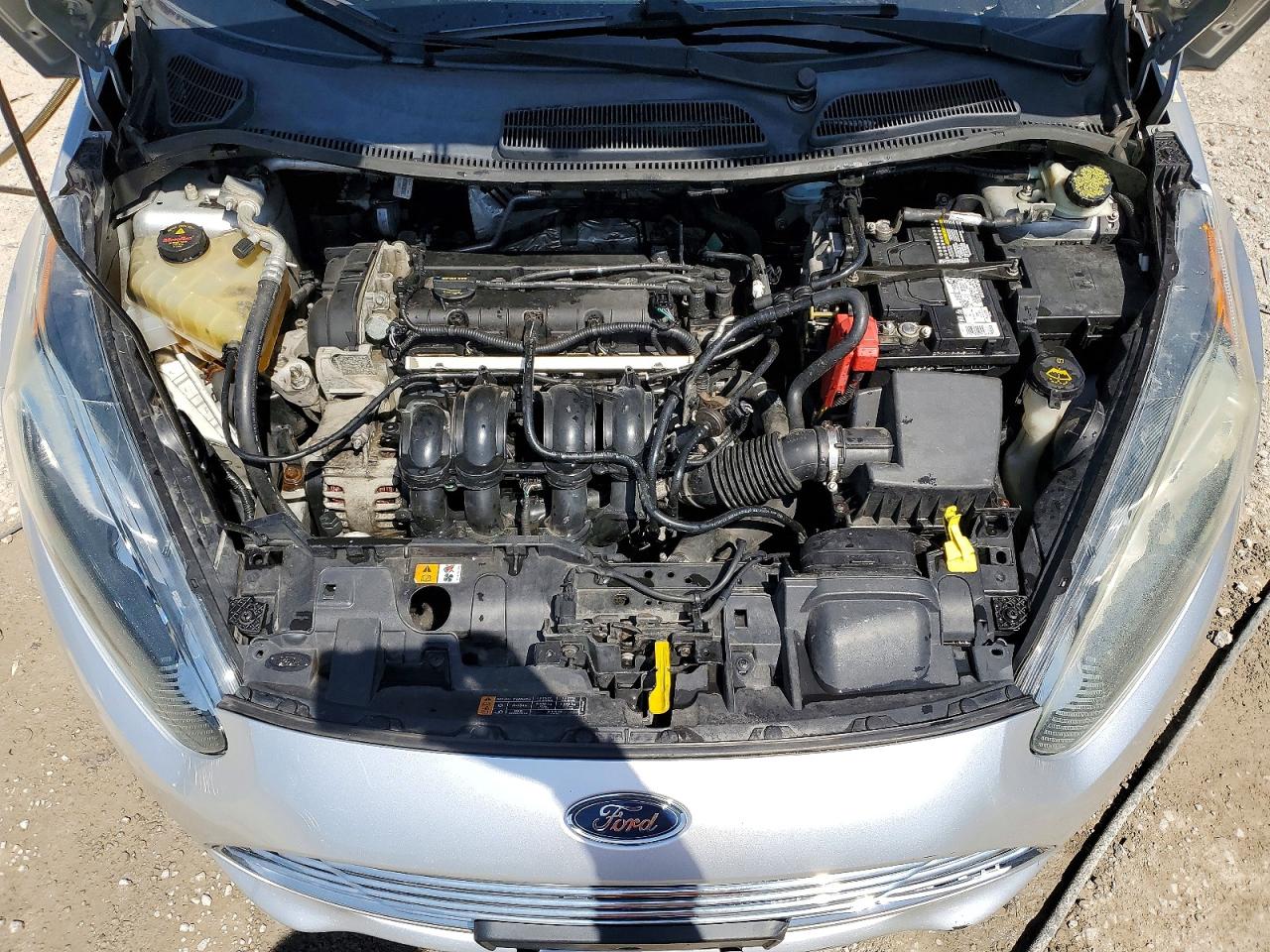2014 Ford Fiesta Se Silver vin: 3FADP4EJ7EM142779