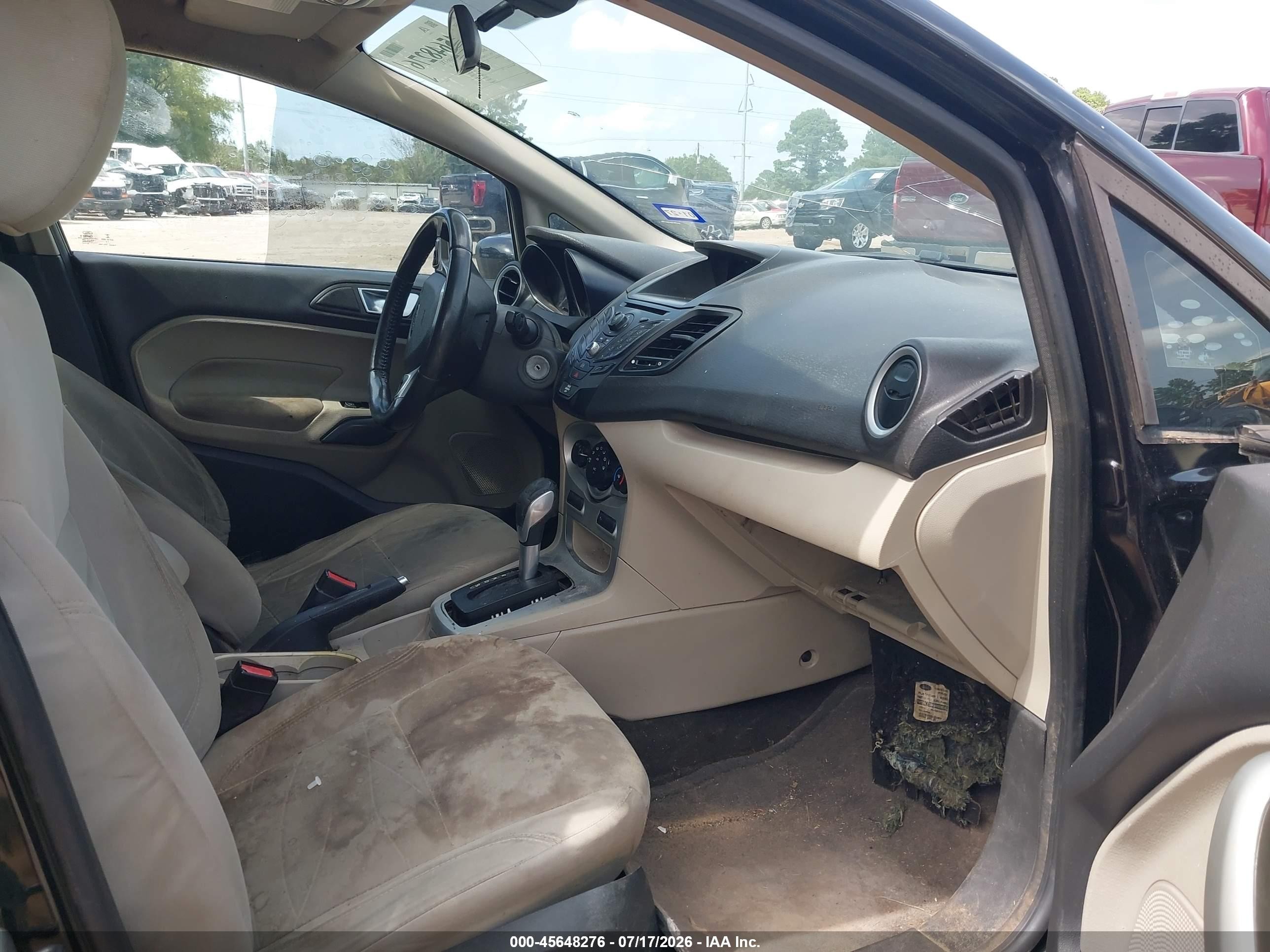 2014 Ford Fiesta Se Black vin: 3FADP4EJ7EM151806