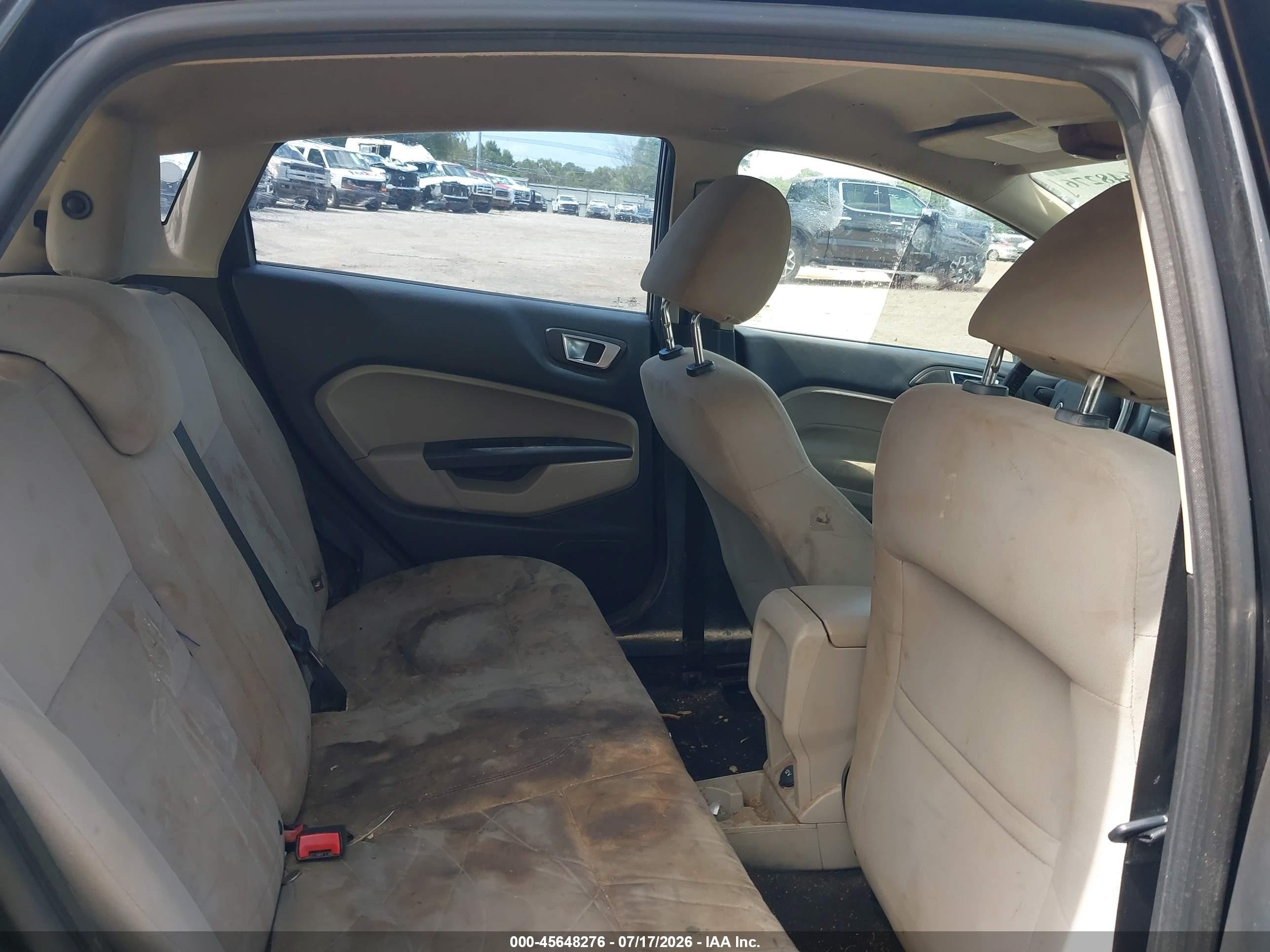 2014 Ford Fiesta Se Black vin: 3FADP4EJ7EM151806