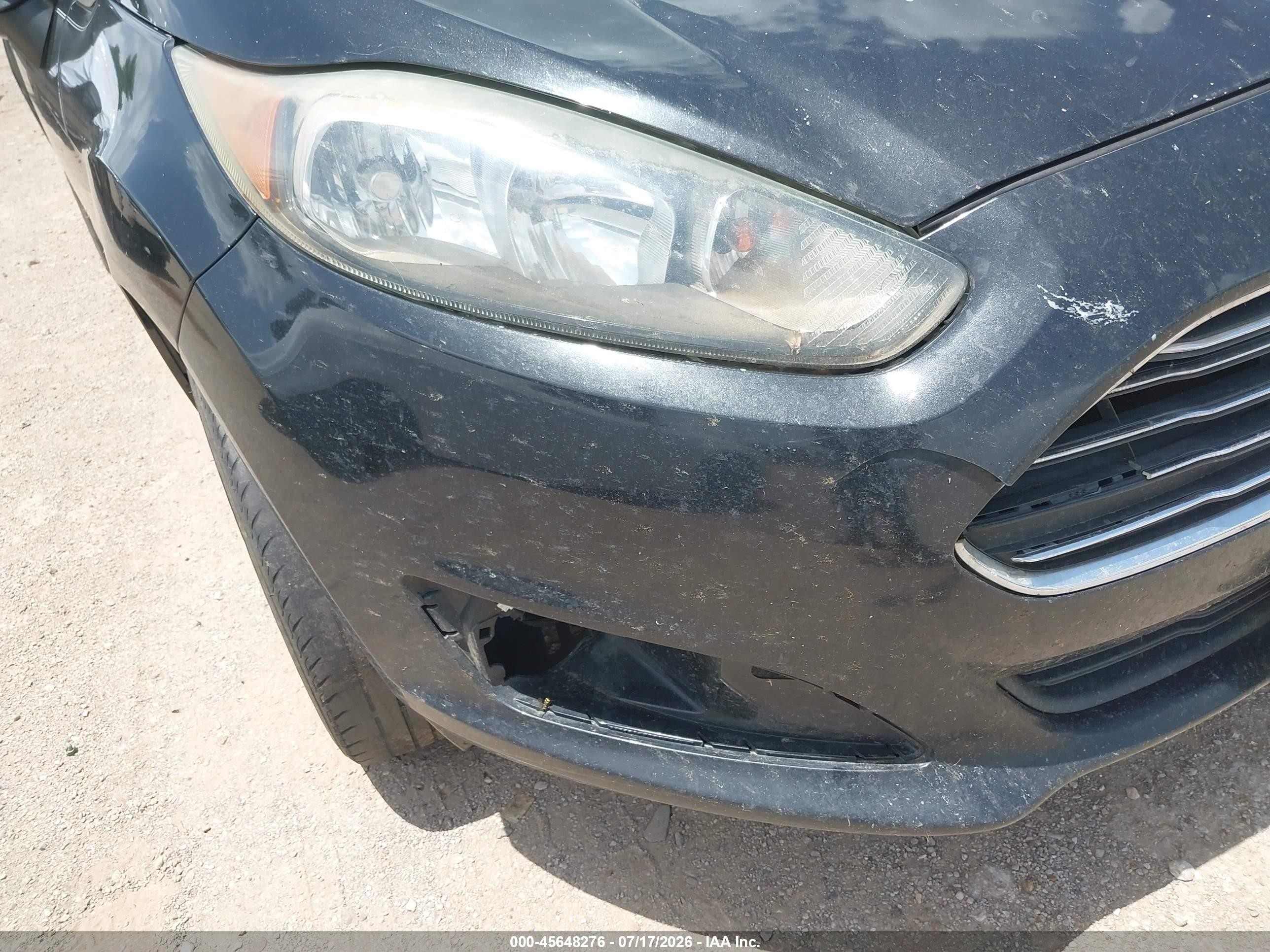 2014 Ford Fiesta Se Black vin: 3FADP4EJ7EM151806