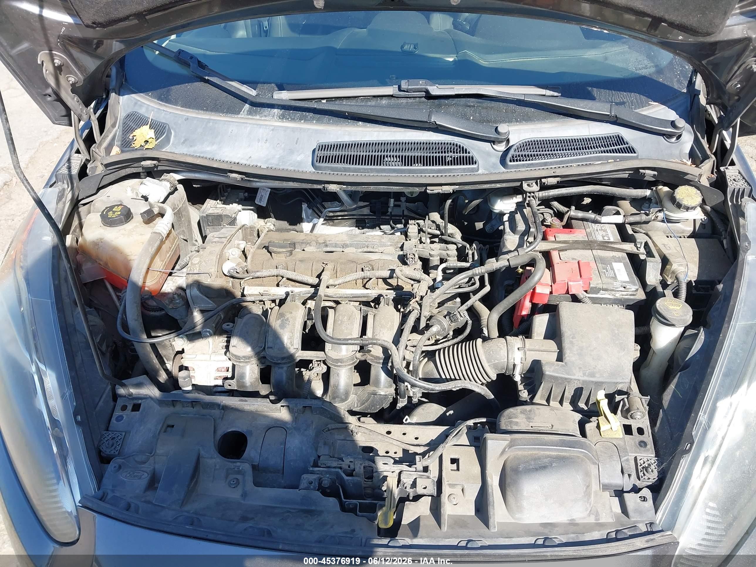 2015 Ford Fiesta Se Gray vin: 3FADP4EJ7FM138474