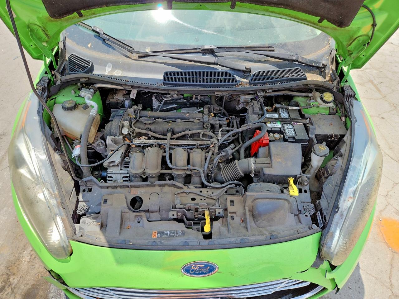 2015 Ford Fiesta Se Green vin: 3FADP4EJ7FM150415
