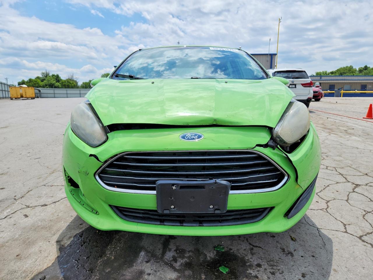 2015 Ford Fiesta Se Green vin: 3FADP4EJ7FM150415