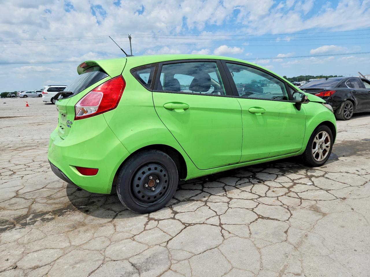 2015 Ford Fiesta Se Green vin: 3FADP4EJ7FM150415
