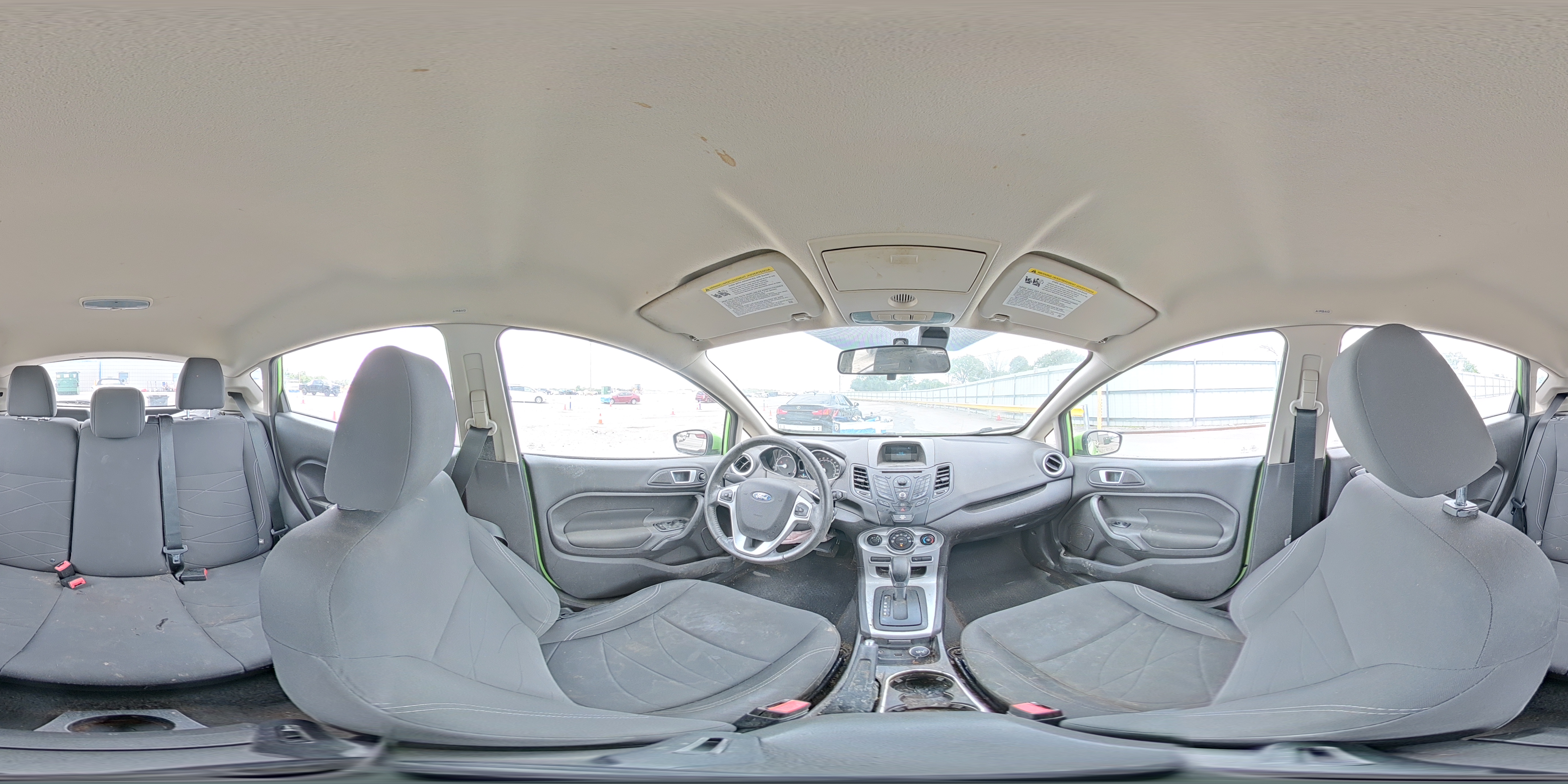 2015 Ford Fiesta Se Green vin: 3FADP4EJ7FM150415