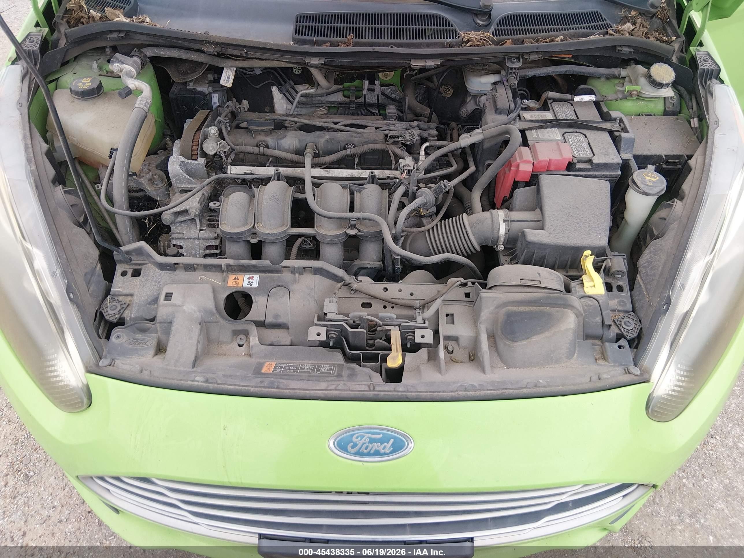 2015 Ford Fiesta Se Green vin: 3FADP4EJ7FM161480