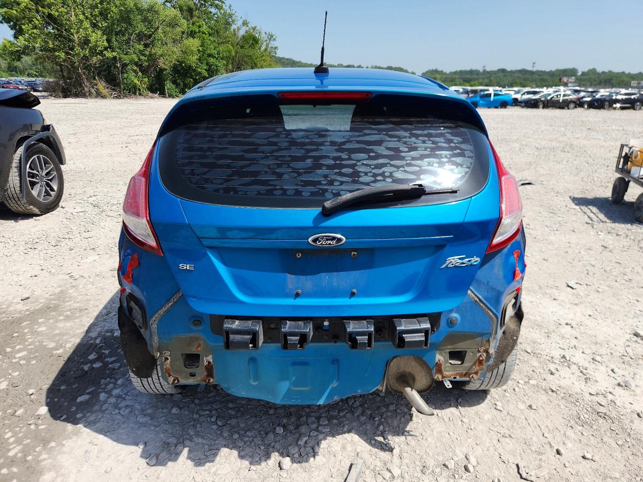 2015 Ford Fiesta Se Blue vin: 3FADP4EJ7FM190526