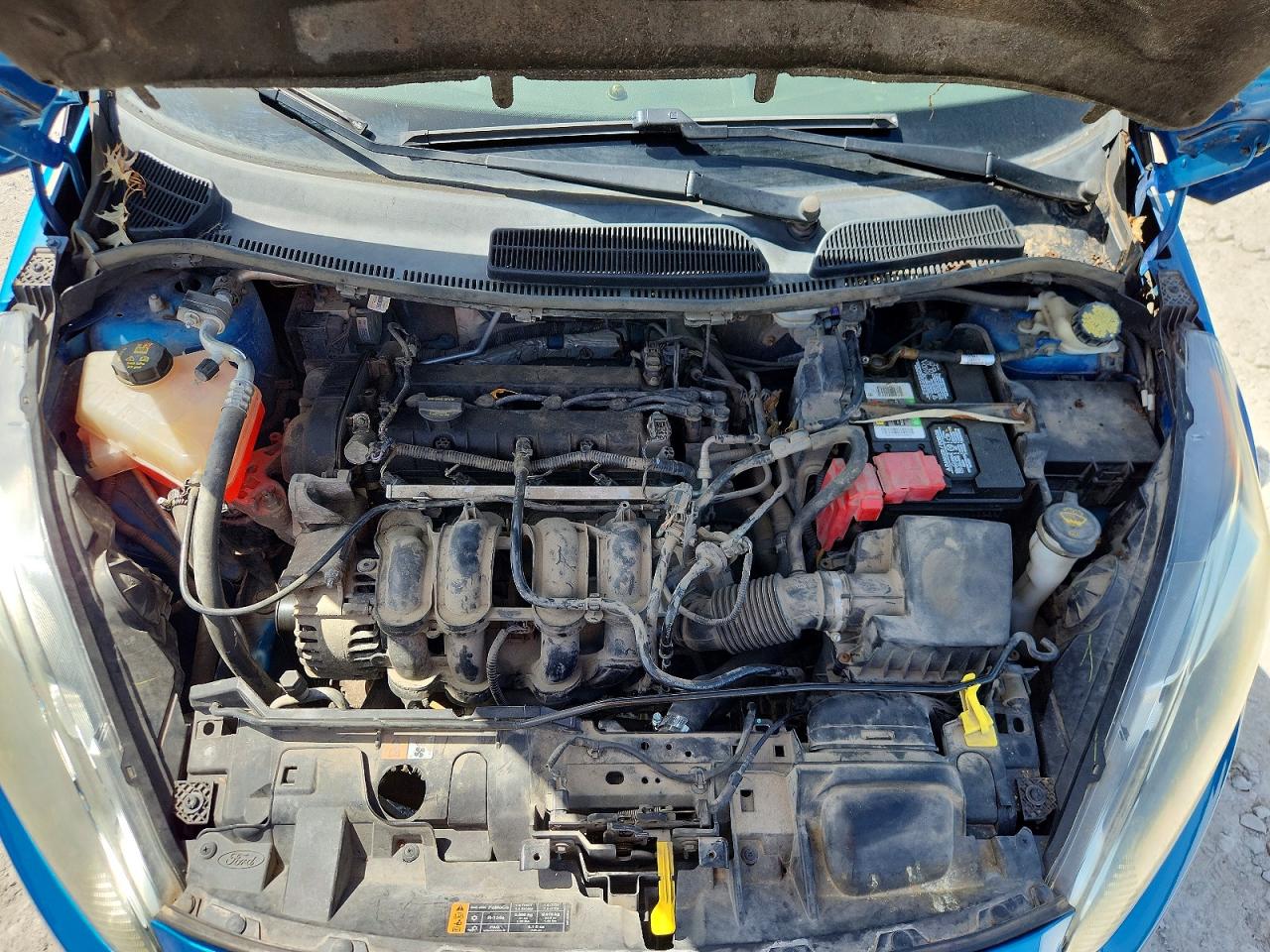 2015 Ford Fiesta Se Blue vin: 3FADP4EJ7FM190526