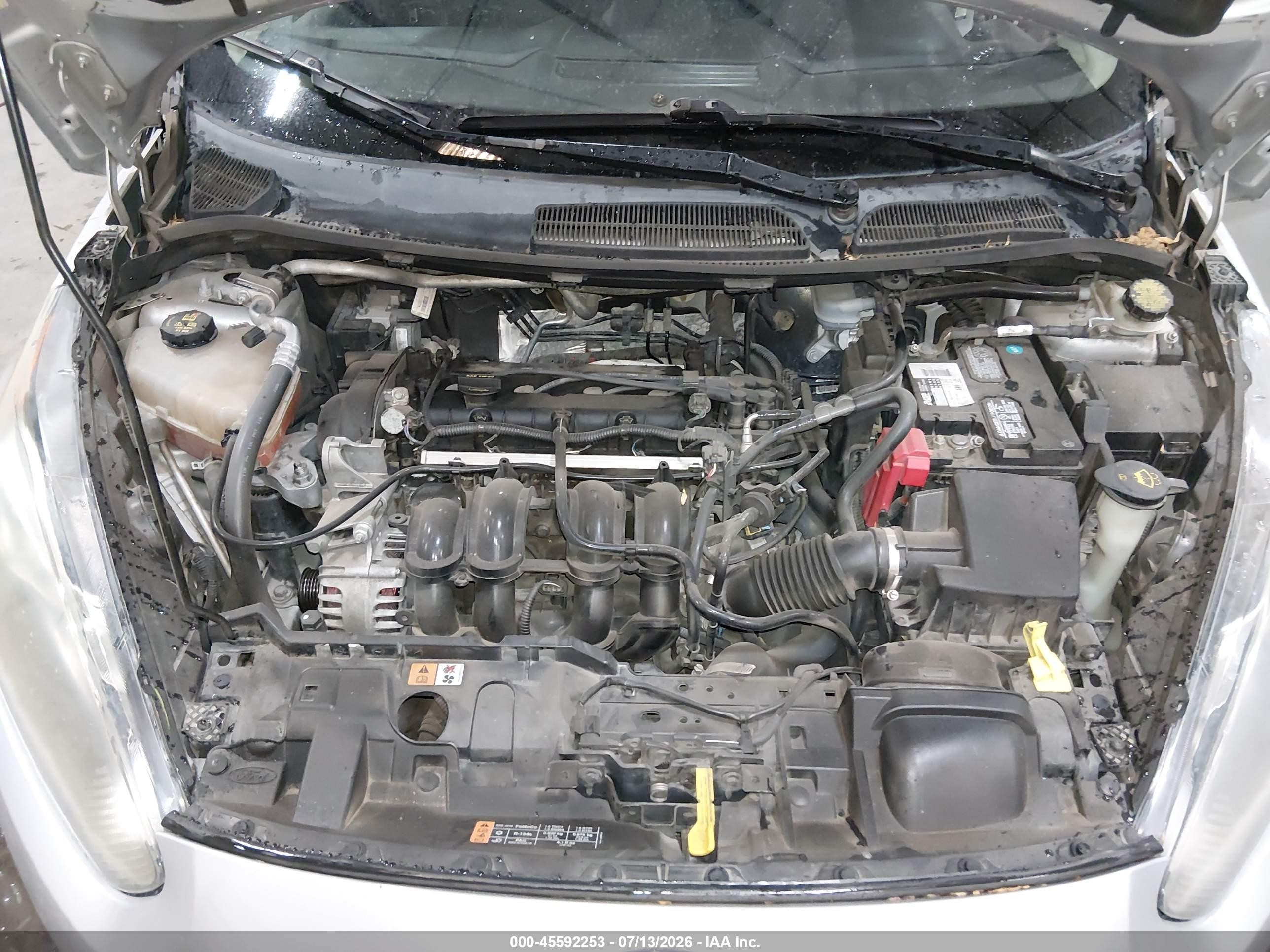 2015 Ford Fiesta Se Silver vin: 3FADP4EJ7FM213920