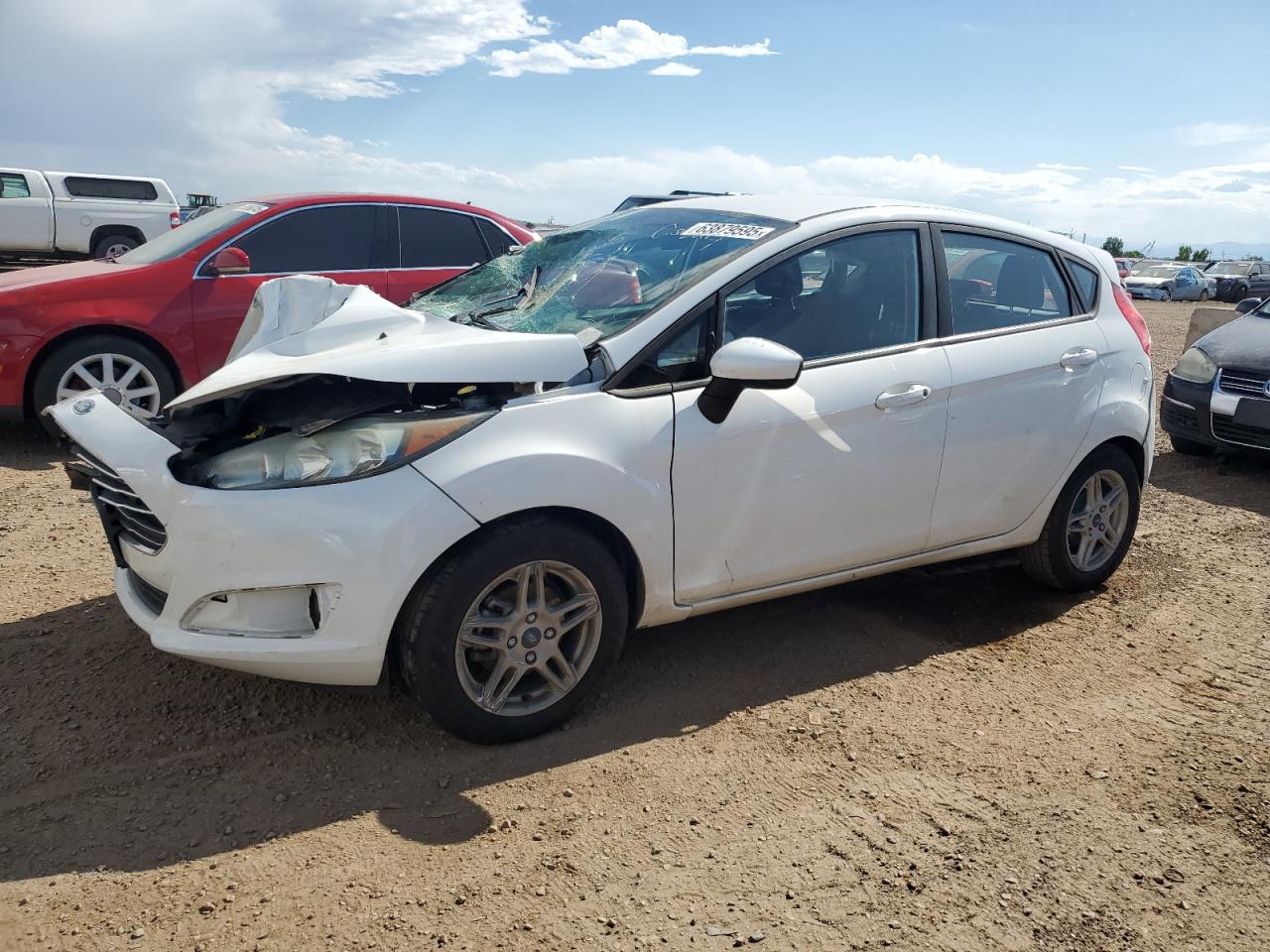 2018 Ford Fiesta Se White vin: 3FADP4EJ7JM114006