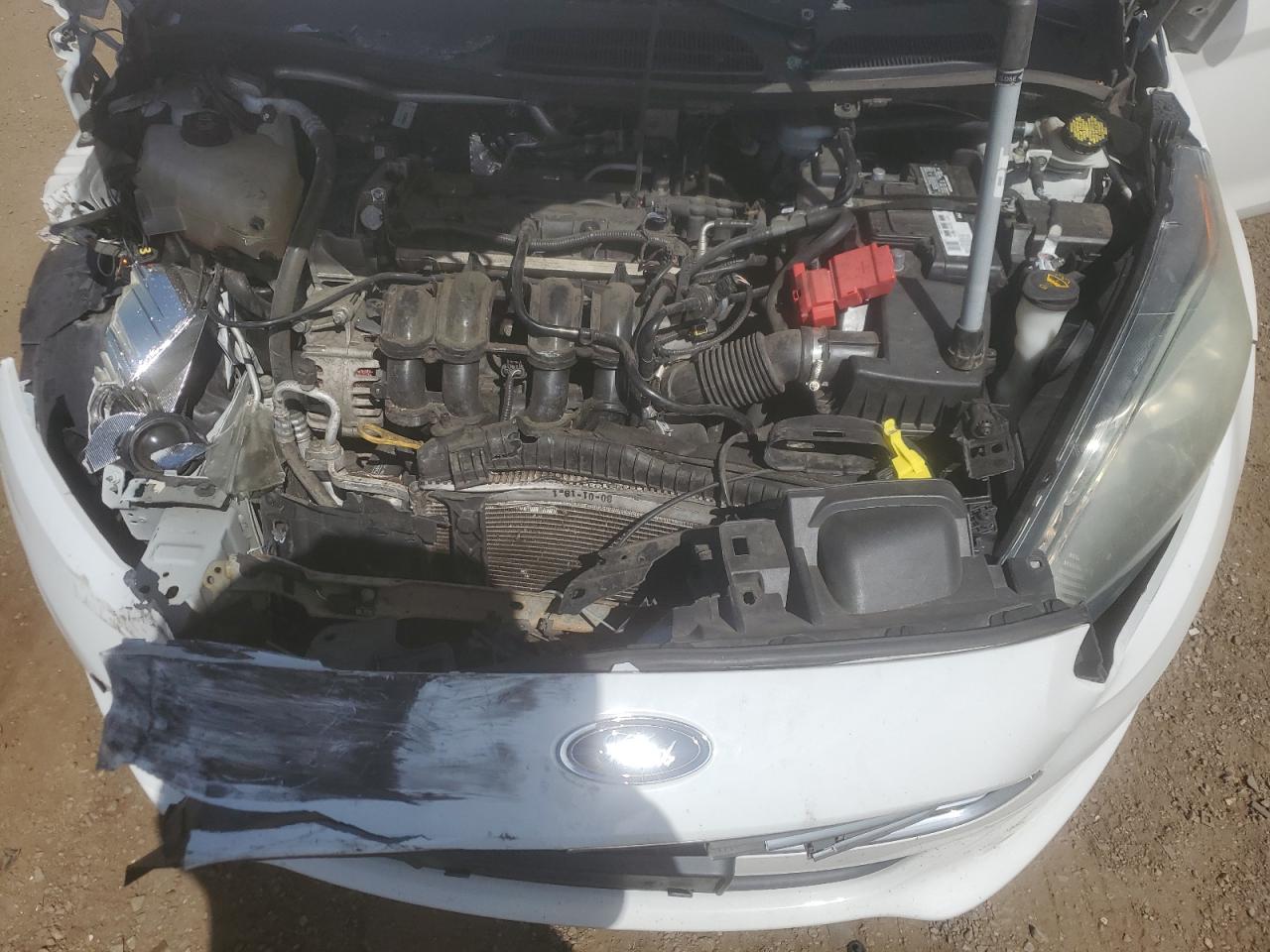 2018 Ford Fiesta Se White vin: 3FADP4EJ7JM114006