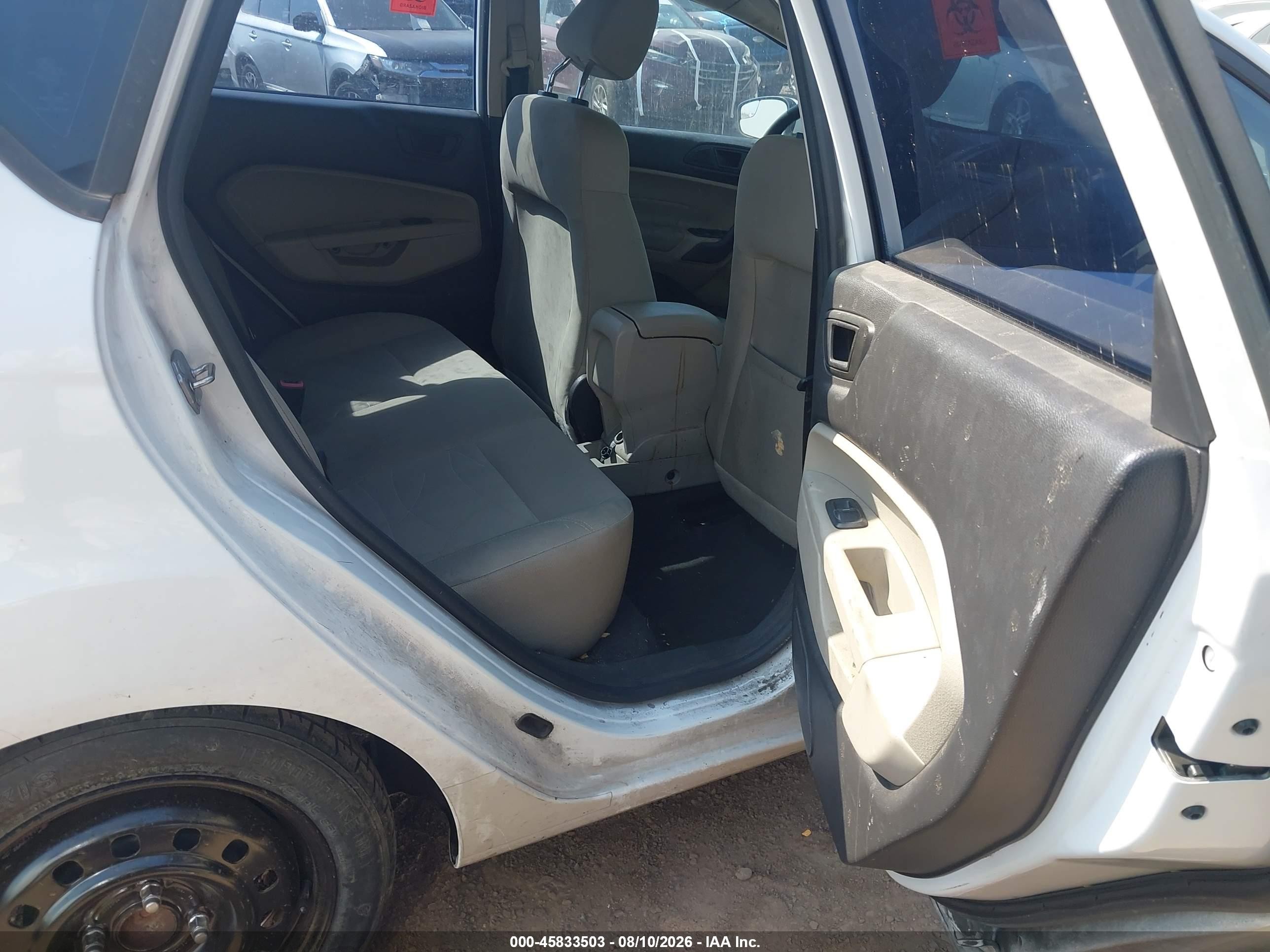2018 Ford Fiesta Se White vin: 3FADP4EJ7JM115382