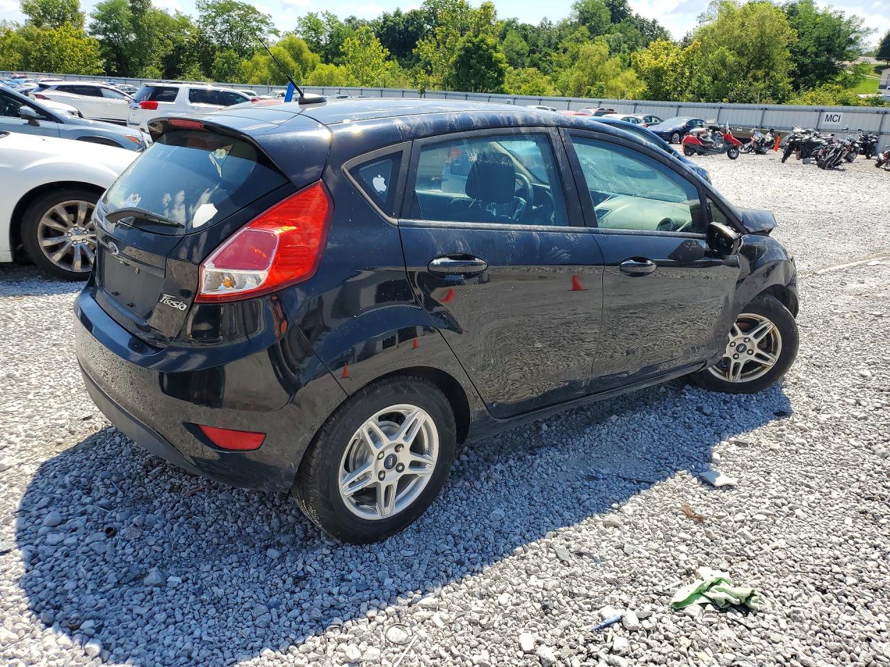 2019 Ford Fiesta Se Black vin: 3FADP4EJ7KM113262