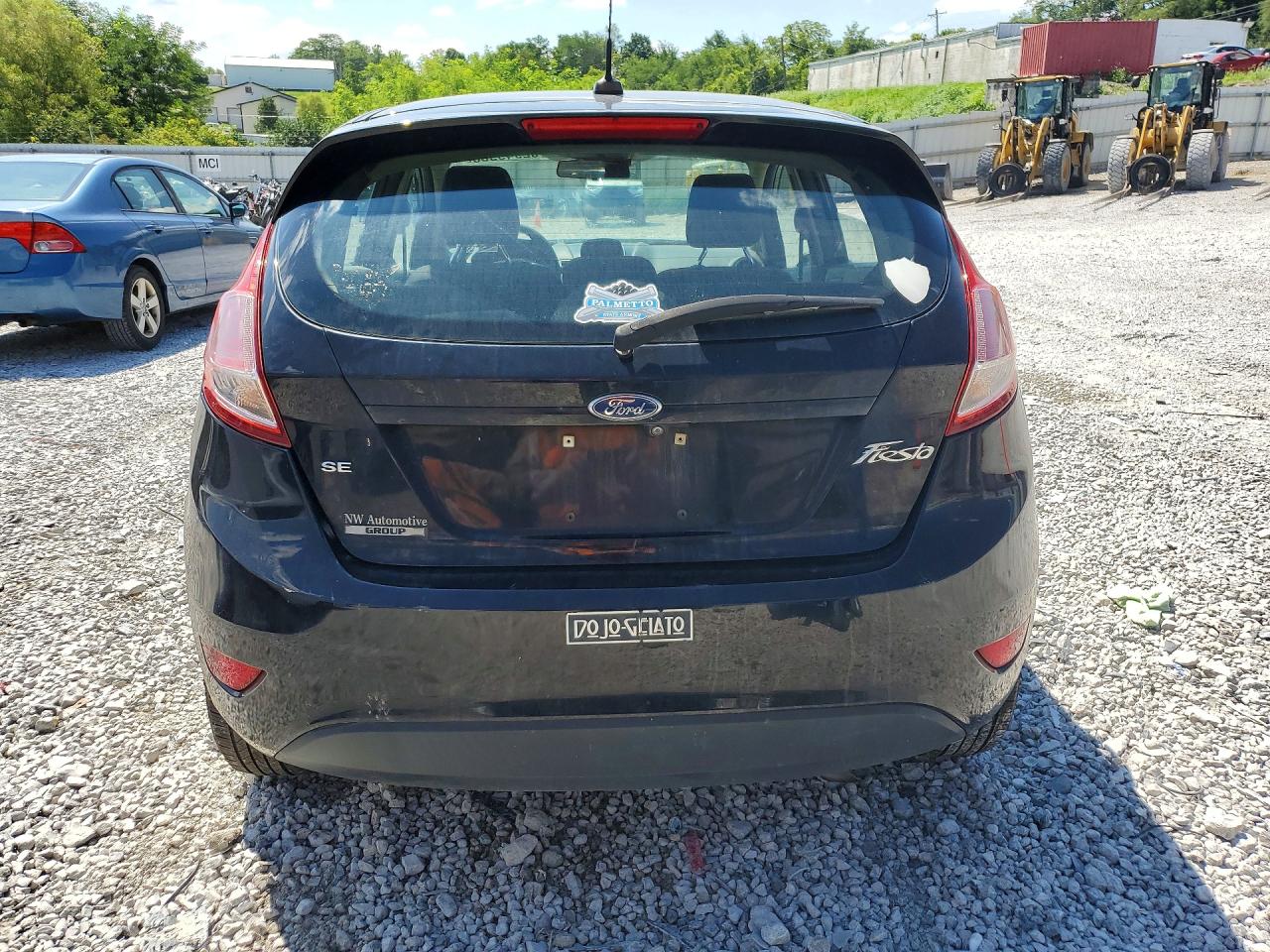 2019 Ford Fiesta Se Black vin: 3FADP4EJ7KM113262