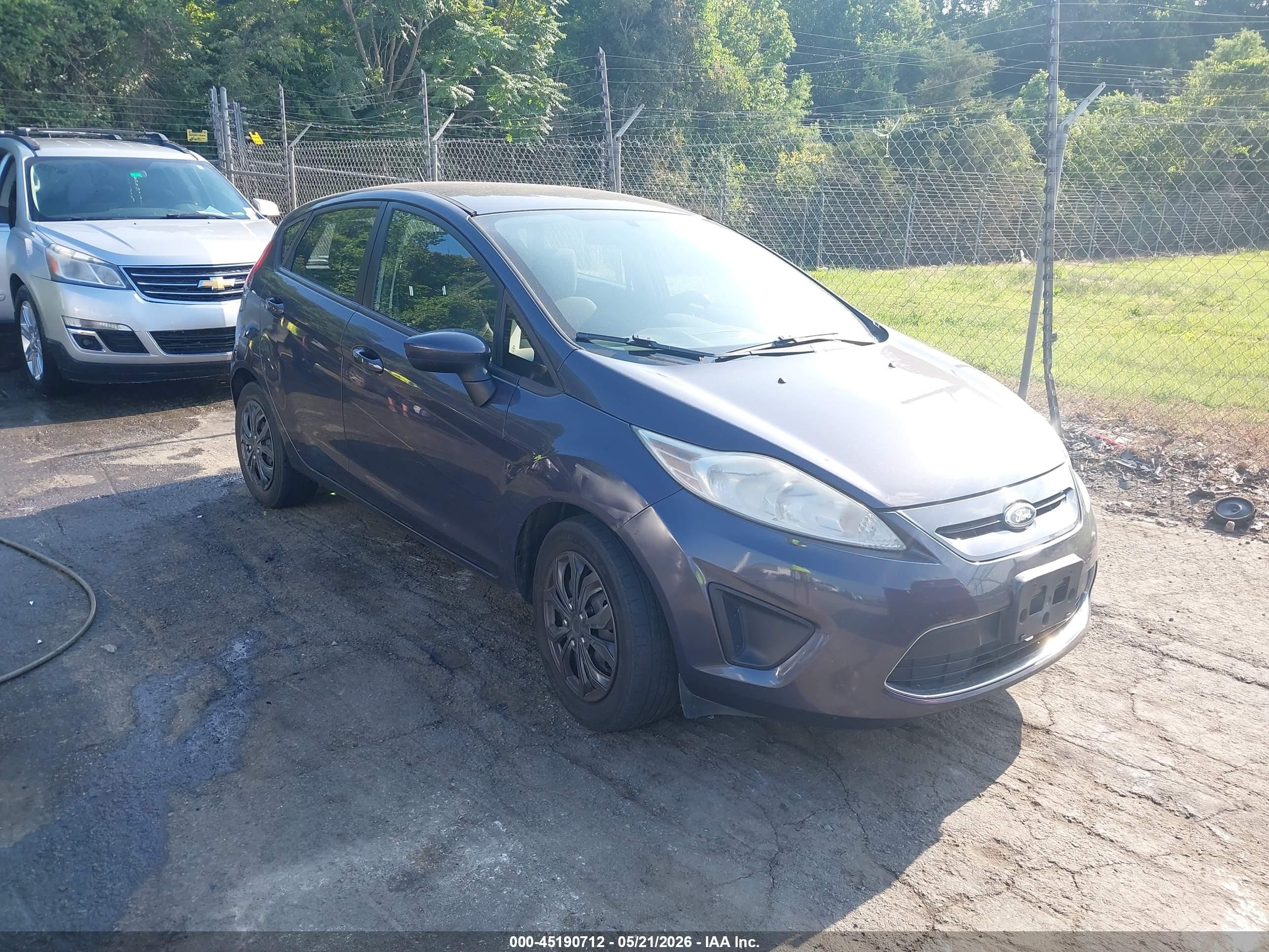 2012 Ford Fiesta Se Navy vin: 3FADP4EJ8CM111053