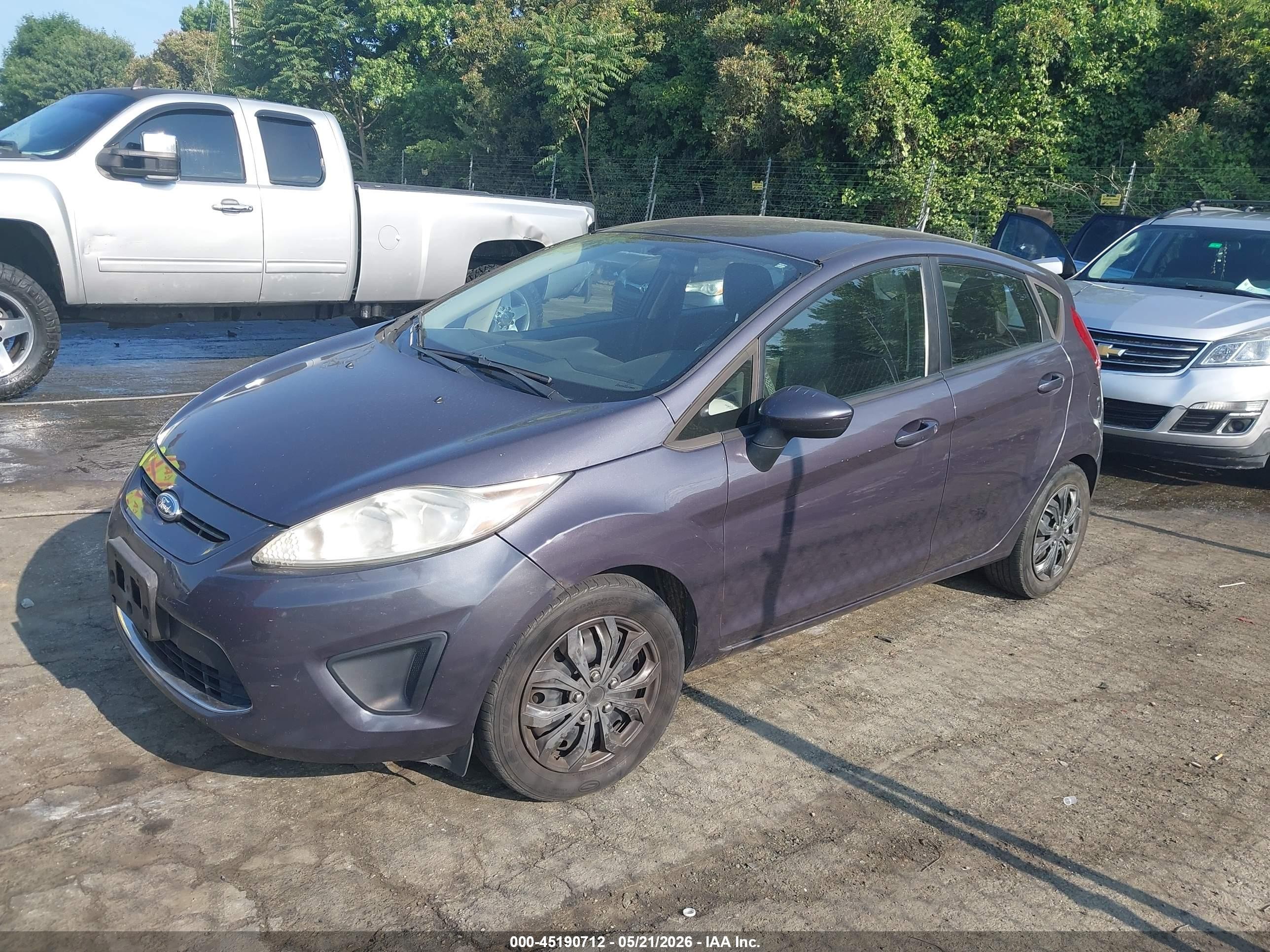 2012 Ford Fiesta Se Navy vin: 3FADP4EJ8CM111053