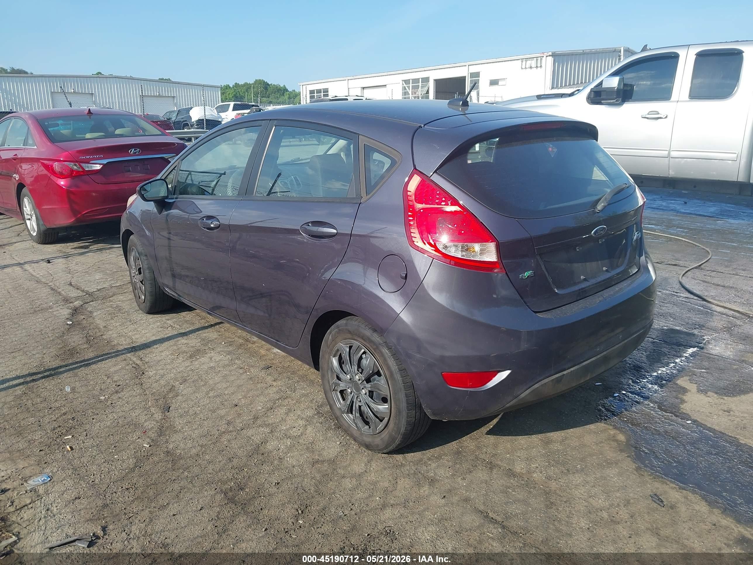 2012 Ford Fiesta Se Navy vin: 3FADP4EJ8CM111053