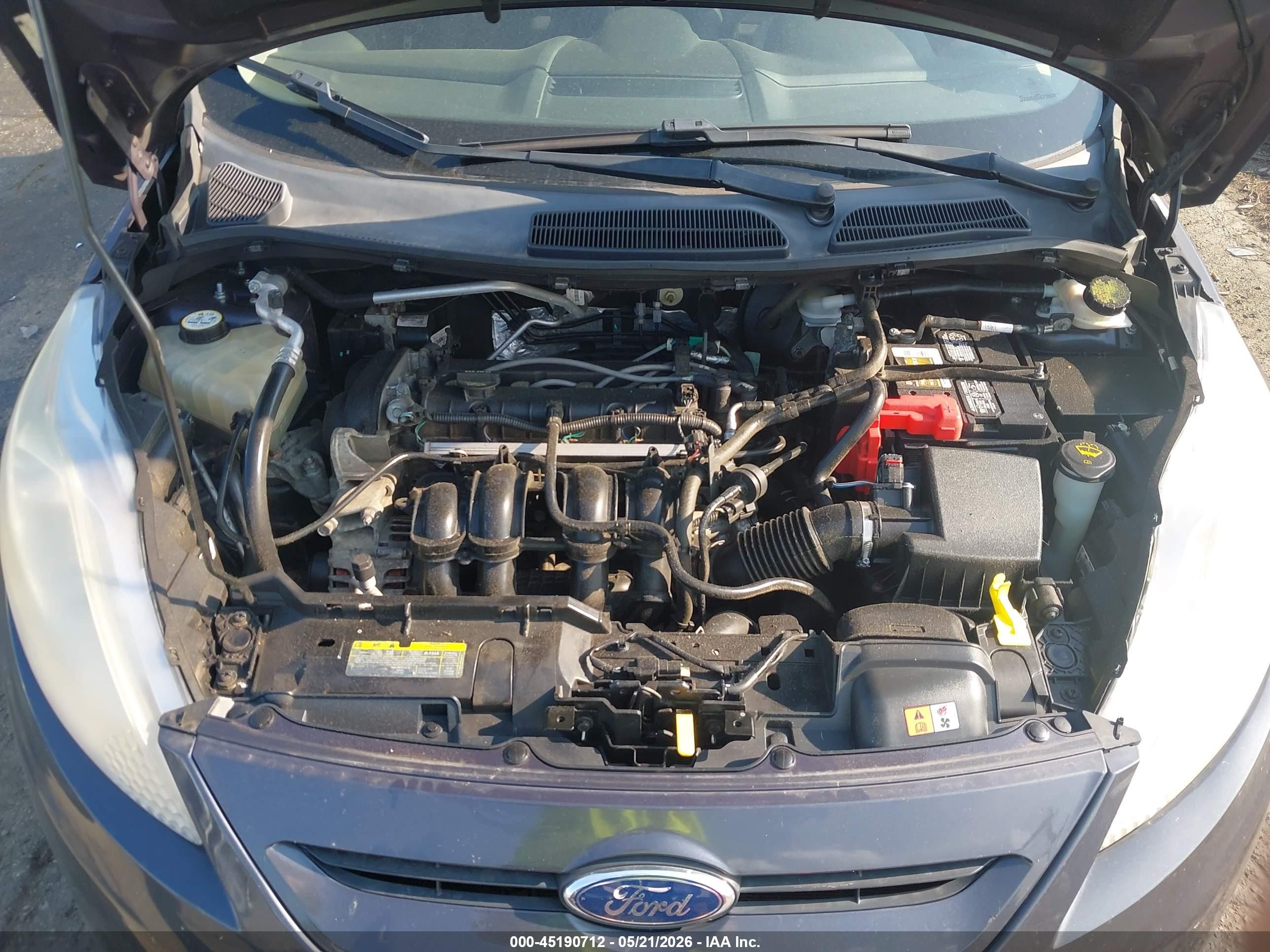 2012 Ford Fiesta Se Navy vin: 3FADP4EJ8CM111053