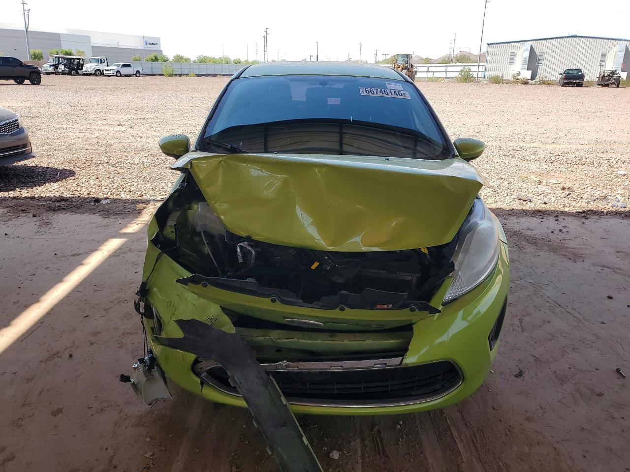 2012 Ford Fiesta Se Green vin: 3FADP4EJ8CM114034