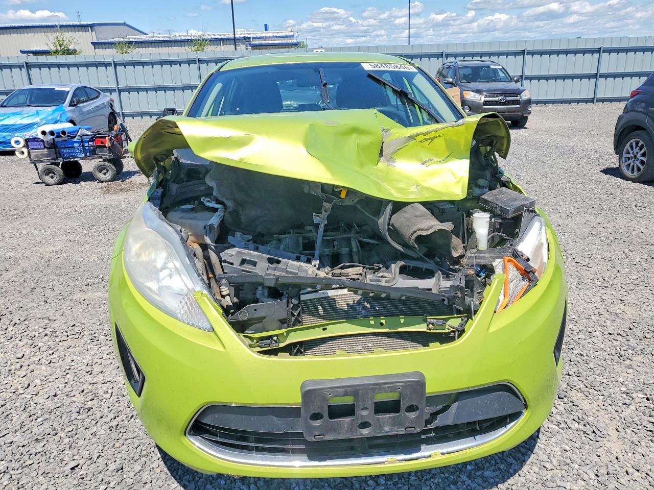 2012 Ford Fiesta Se Green vin: 3FADP4EJ8CM204560