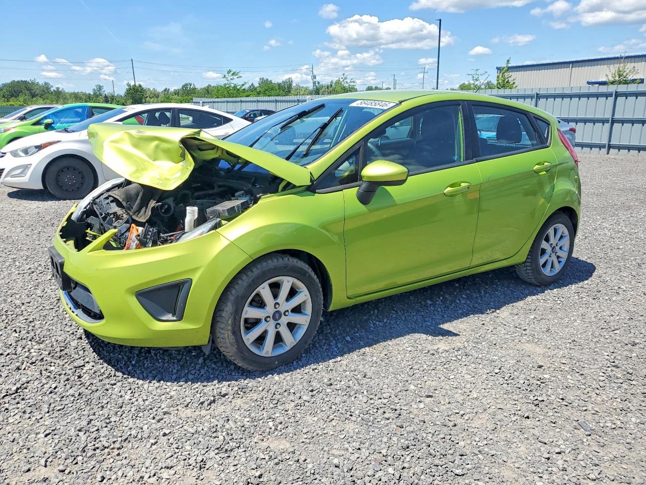 2012 Ford Fiesta Se Green vin: 3FADP4EJ8CM204560