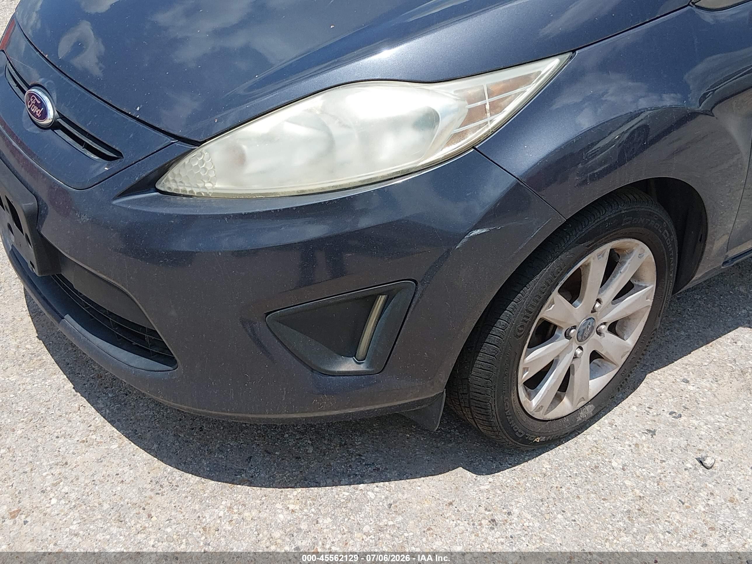 2013 Ford Fiesta Se Purple vin: 3FADP4EJ8DM118814