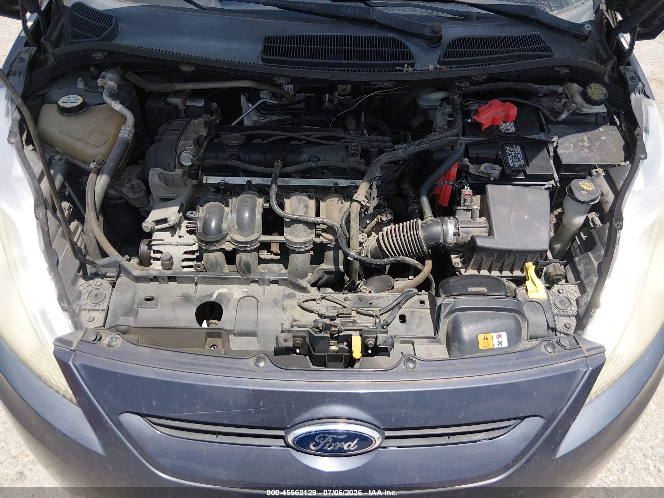 2013 Ford Fiesta Se Purple vin: 3FADP4EJ8DM118814