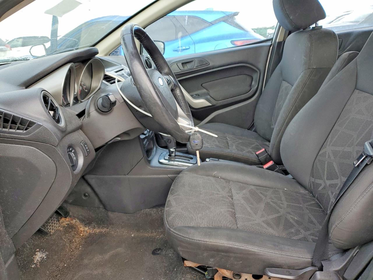 2013 Ford Fiesta Se Silver vin: 3FADP4EJ8DM132115