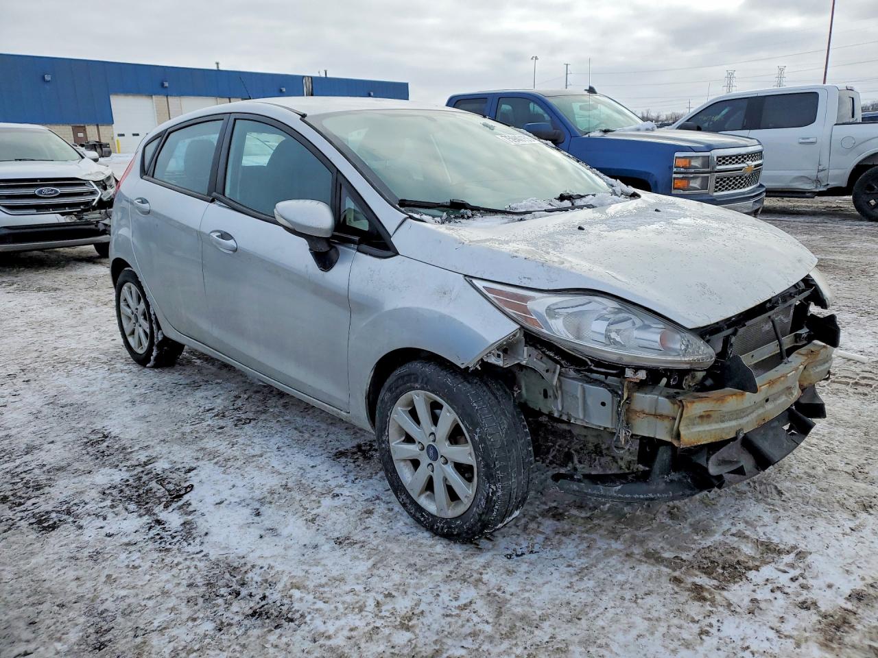 2013 Ford Fiesta Se Silver vin: 3FADP4EJ8DM132115