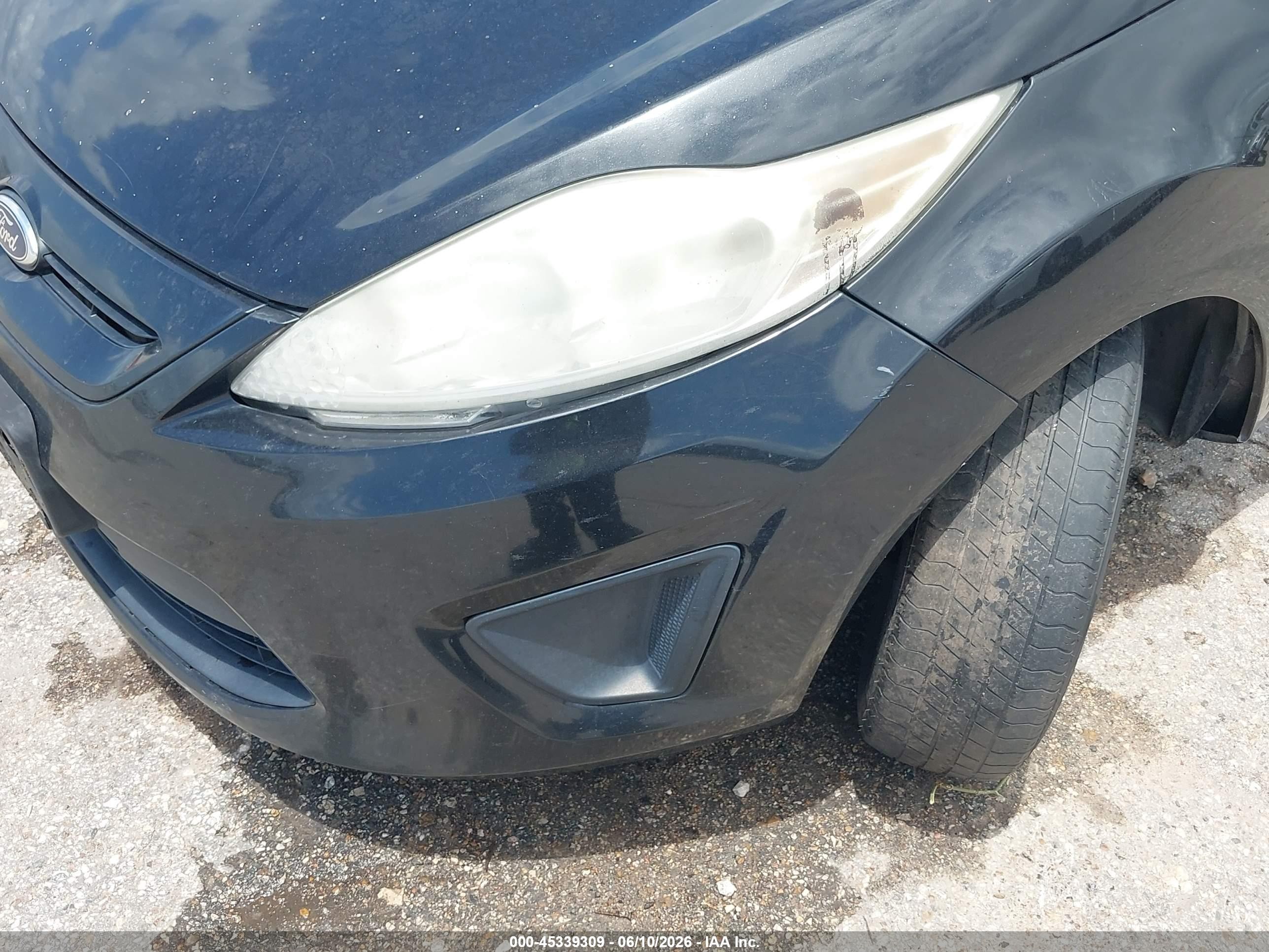2013 Ford Fiesta Se Black vin: 3FADP4EJ8DM186787