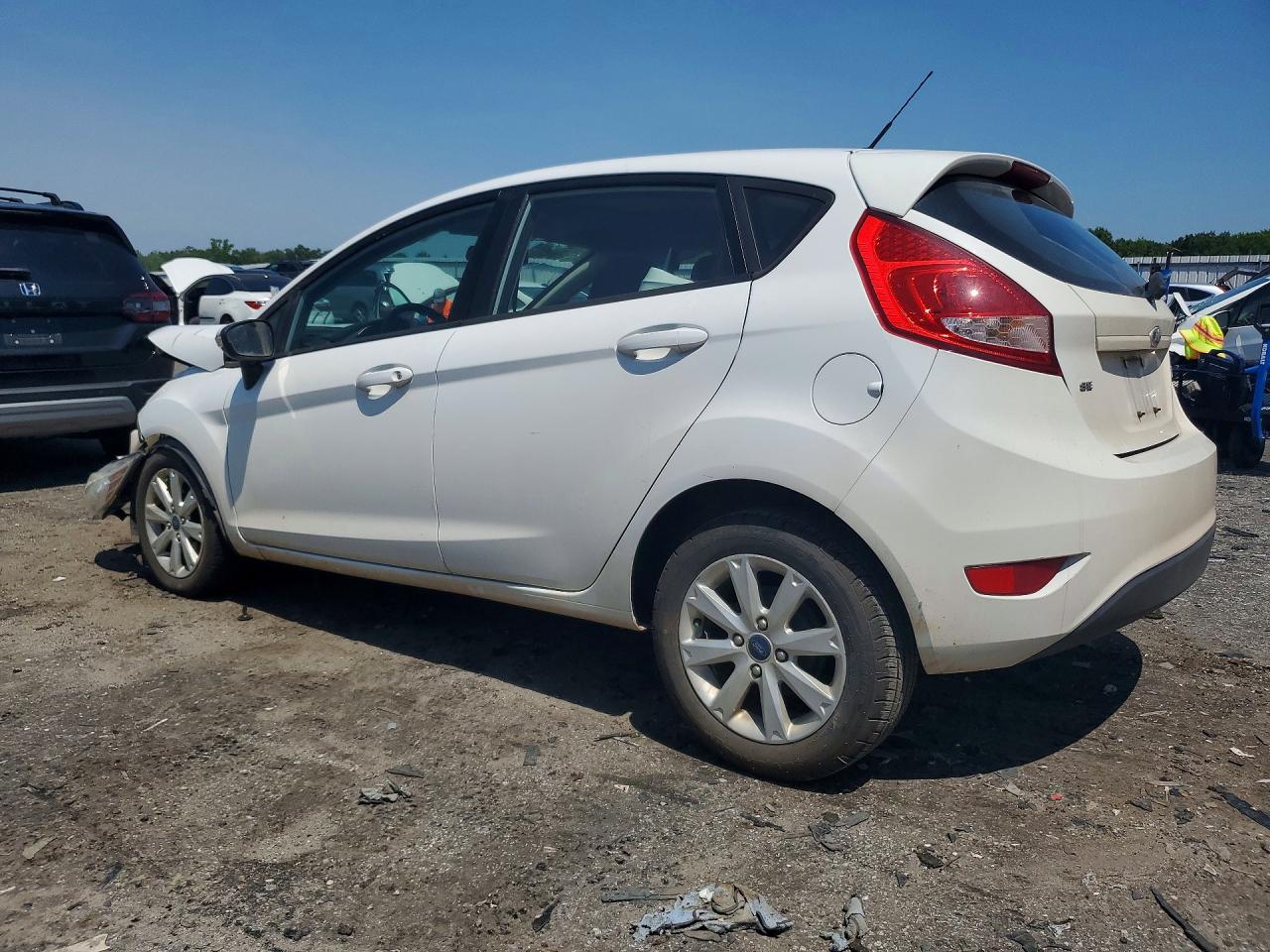 2013 Ford Fiesta Se White vin: 3FADP4EJ8DM225734