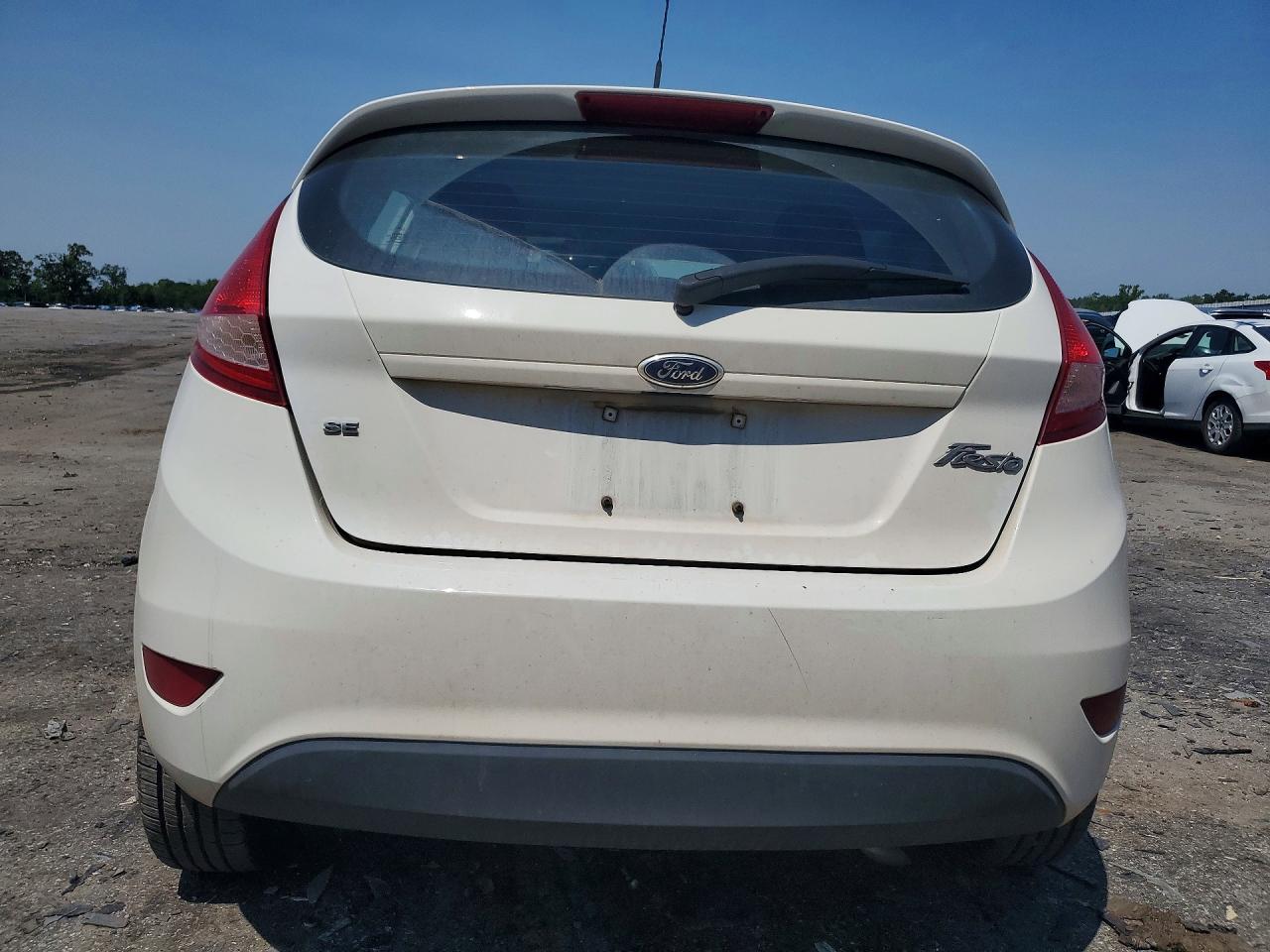 2013 Ford Fiesta Se White vin: 3FADP4EJ8DM225734