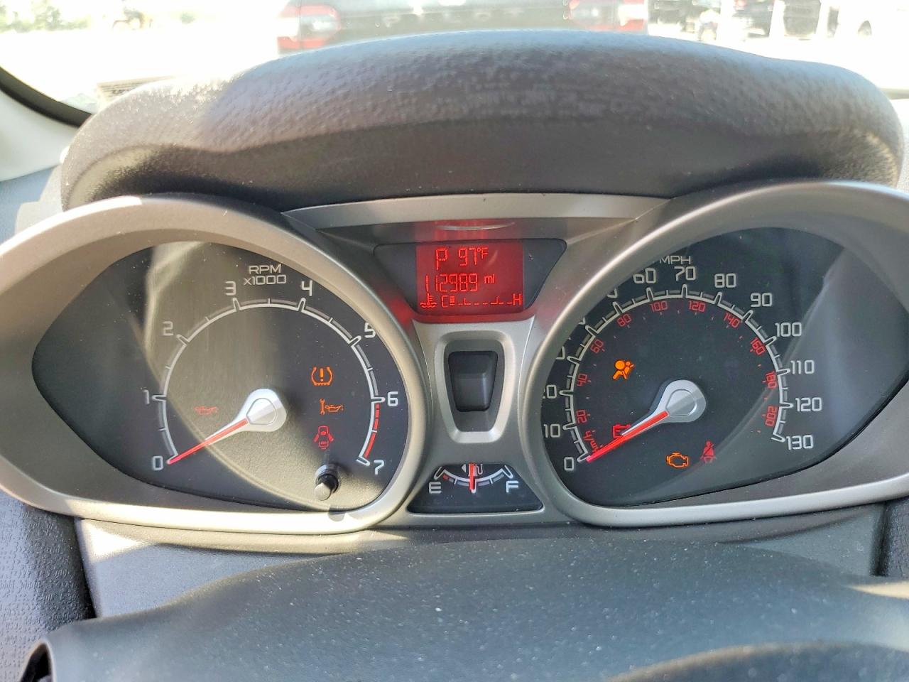 2013 Ford Fiesta Se White vin: 3FADP4EJ8DM225734