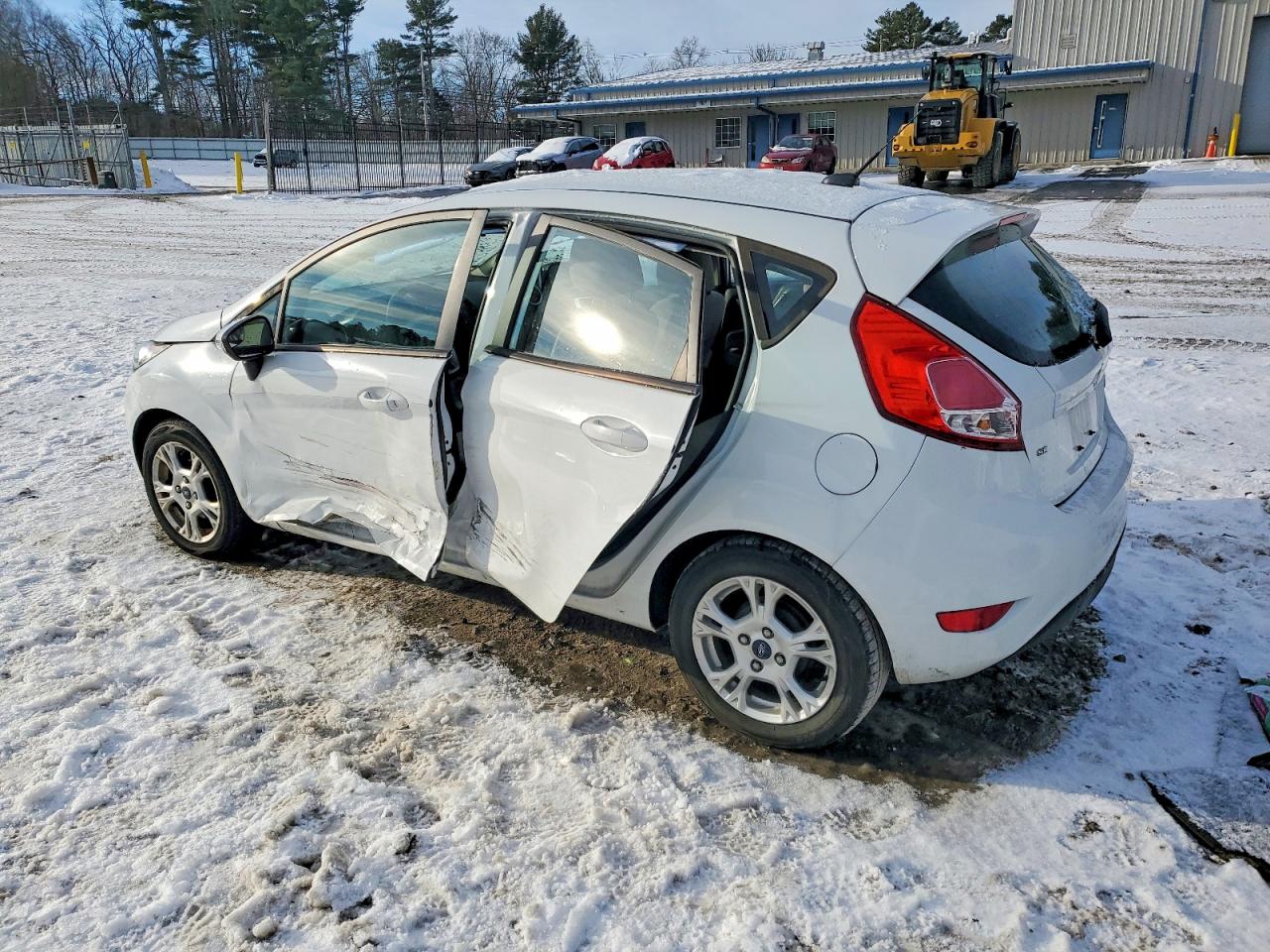2014 Ford Fiesta Se White vin: 3FADP4EJ8EM125604