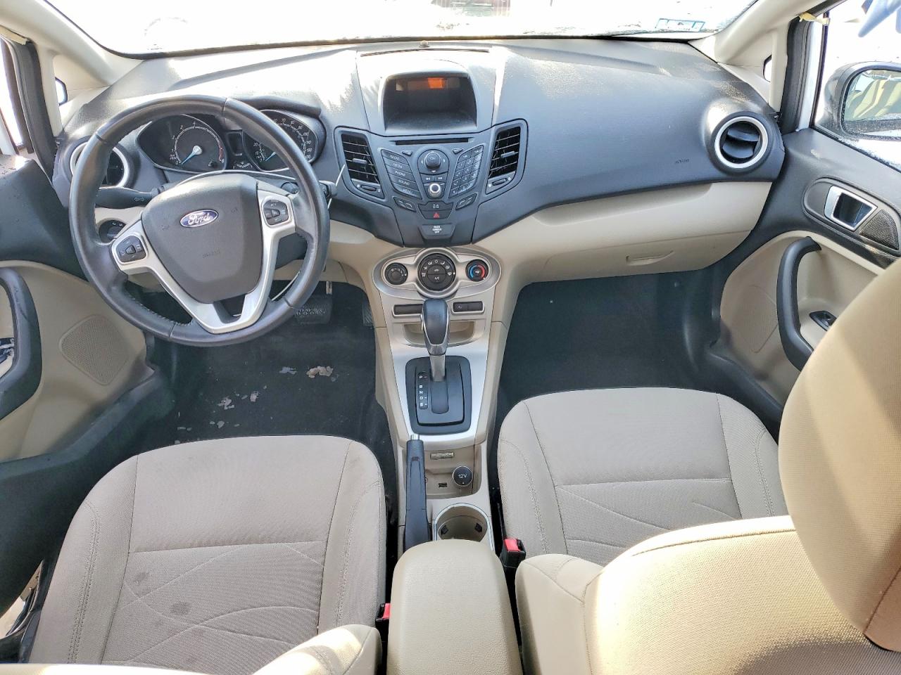 2014 Ford Fiesta Se White vin: 3FADP4EJ8EM125604