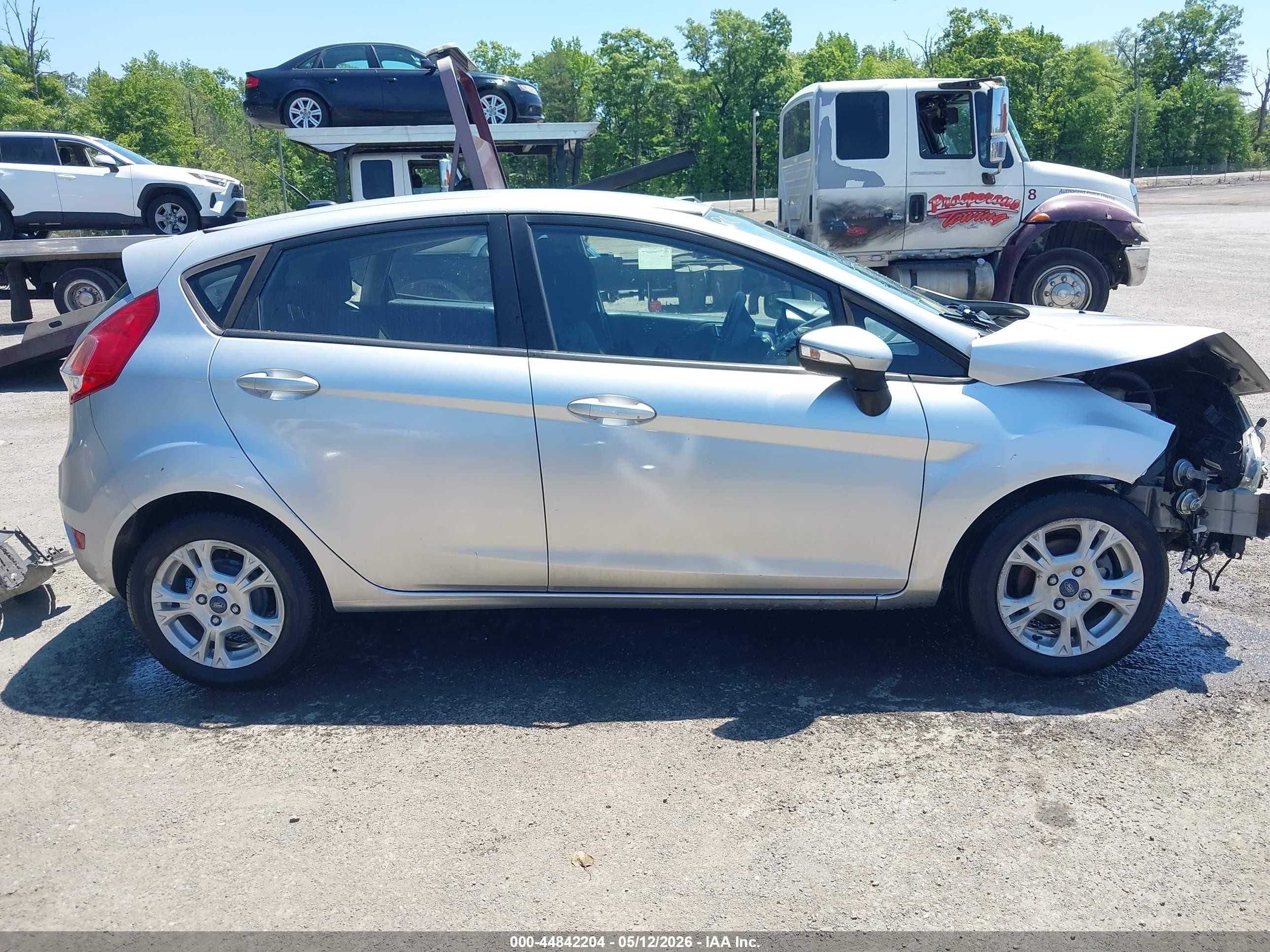 2014 Ford Fiesta Se Silver vin: 3FADP4EJ8EM189531