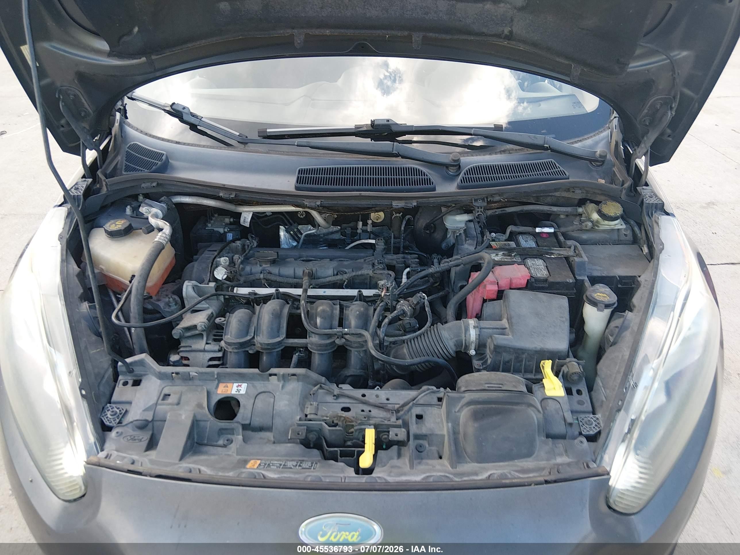 2015 Ford Fiesta Se Gray vin: 3FADP4EJ8FM101868