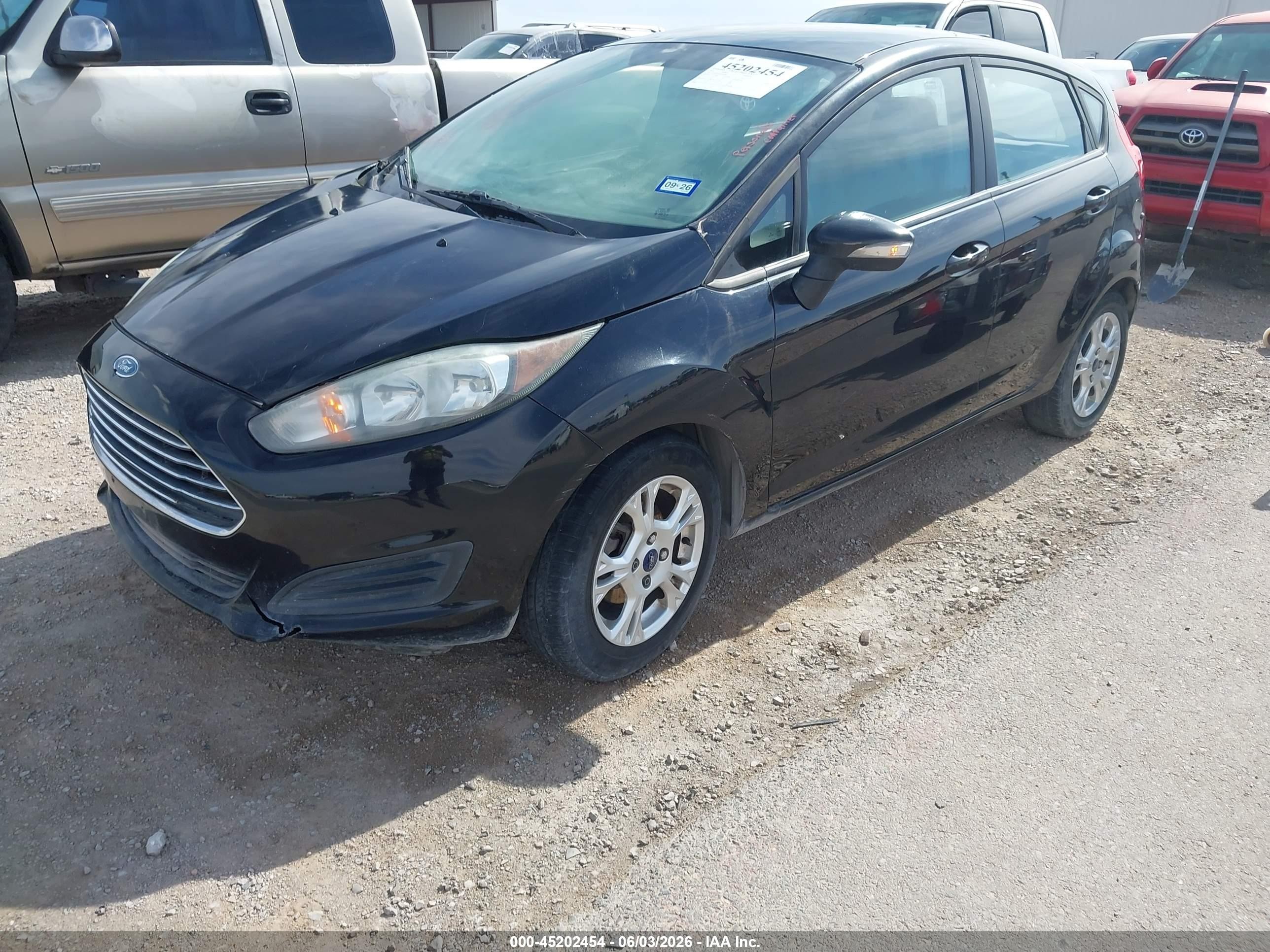 2015 Ford Fiesta Se Black vin: 3FADP4EJ8FM107864