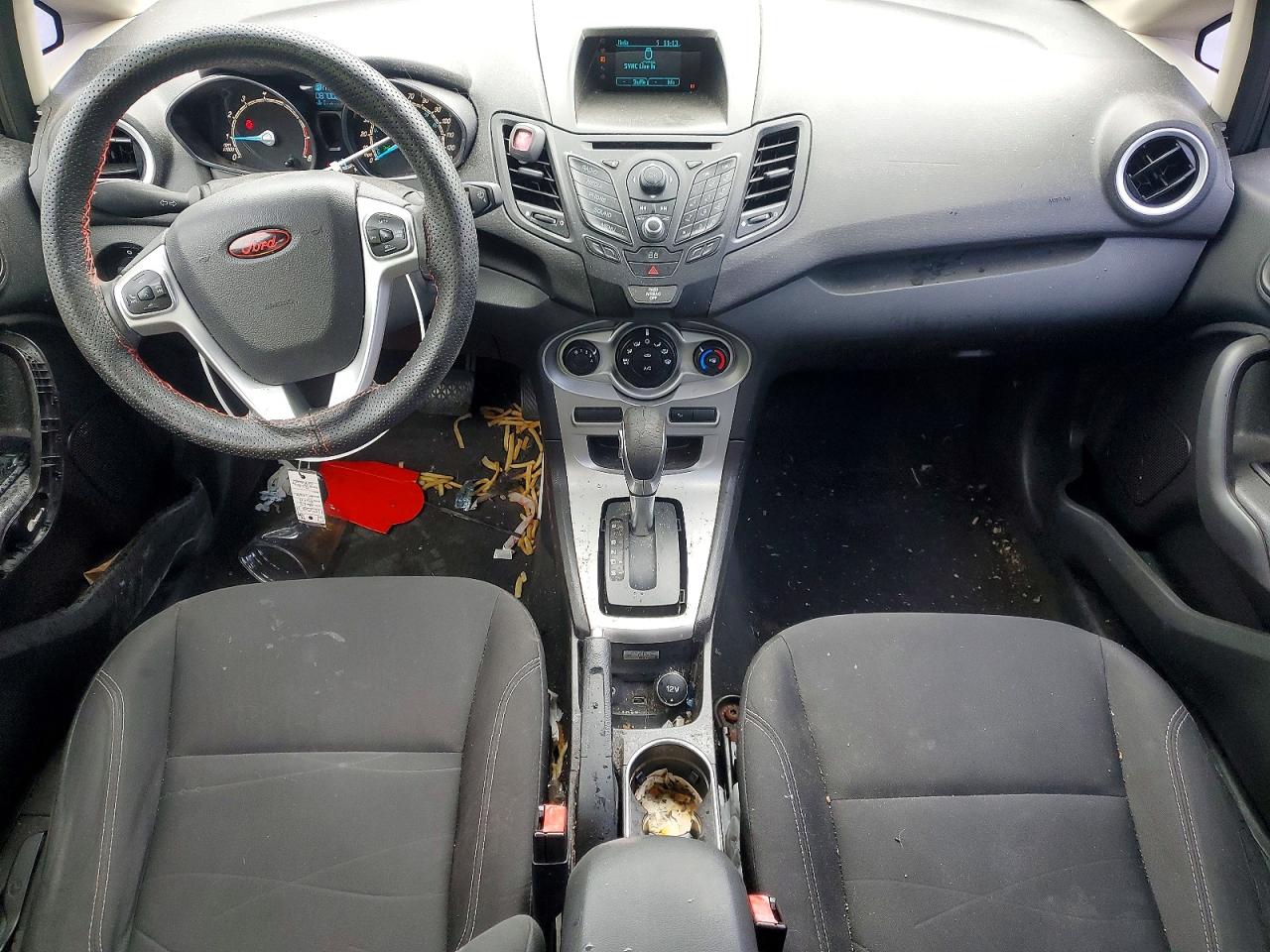 2015 Ford Fiesta Se Gray vin: 3FADP4EJ8FM115527
