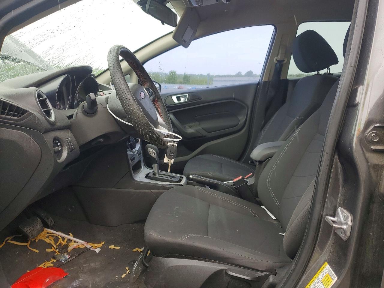 2015 Ford Fiesta Se Gray vin: 3FADP4EJ8FM115527
