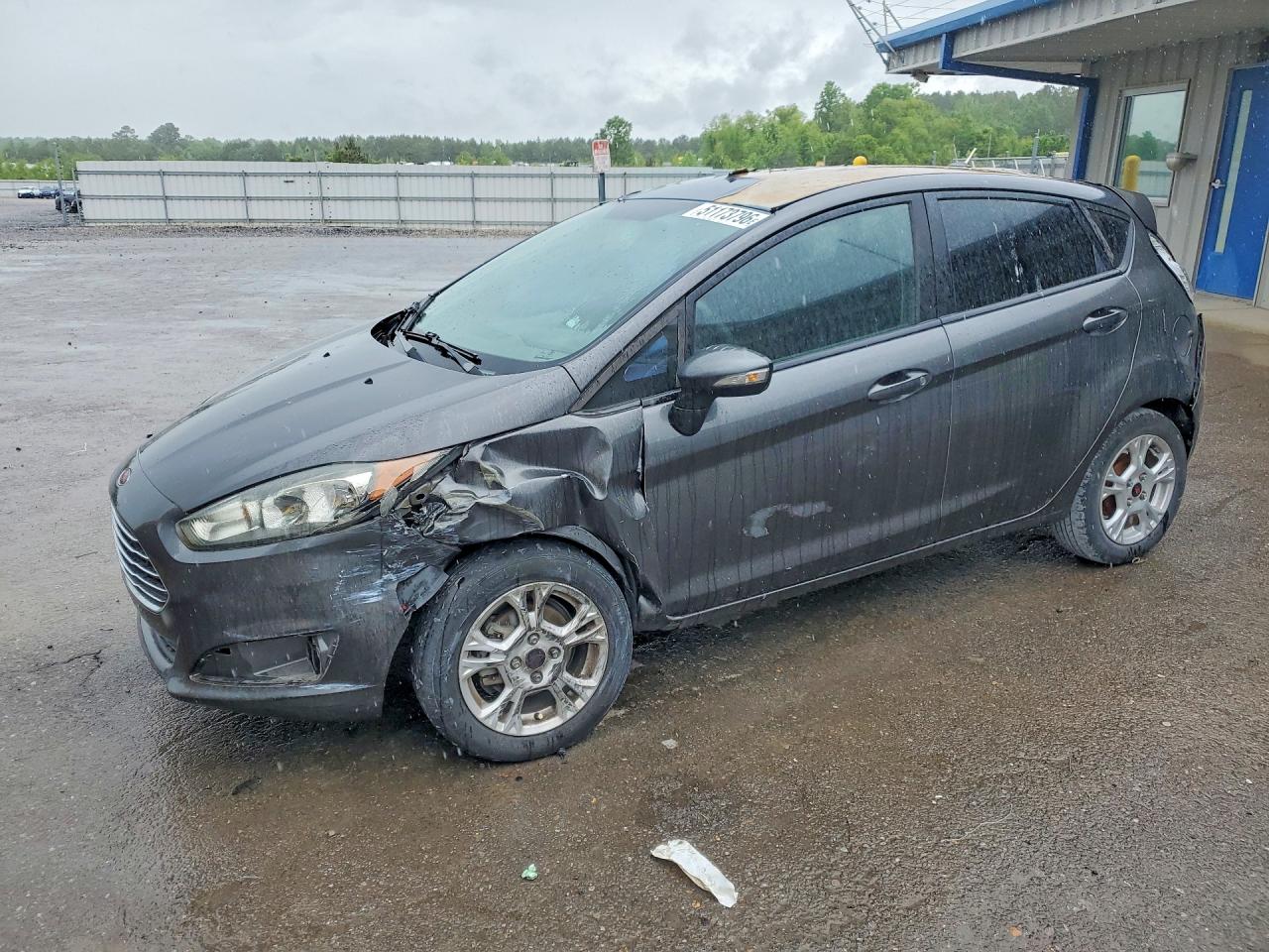 2015 Ford Fiesta Se Gray vin: 3FADP4EJ8FM115527