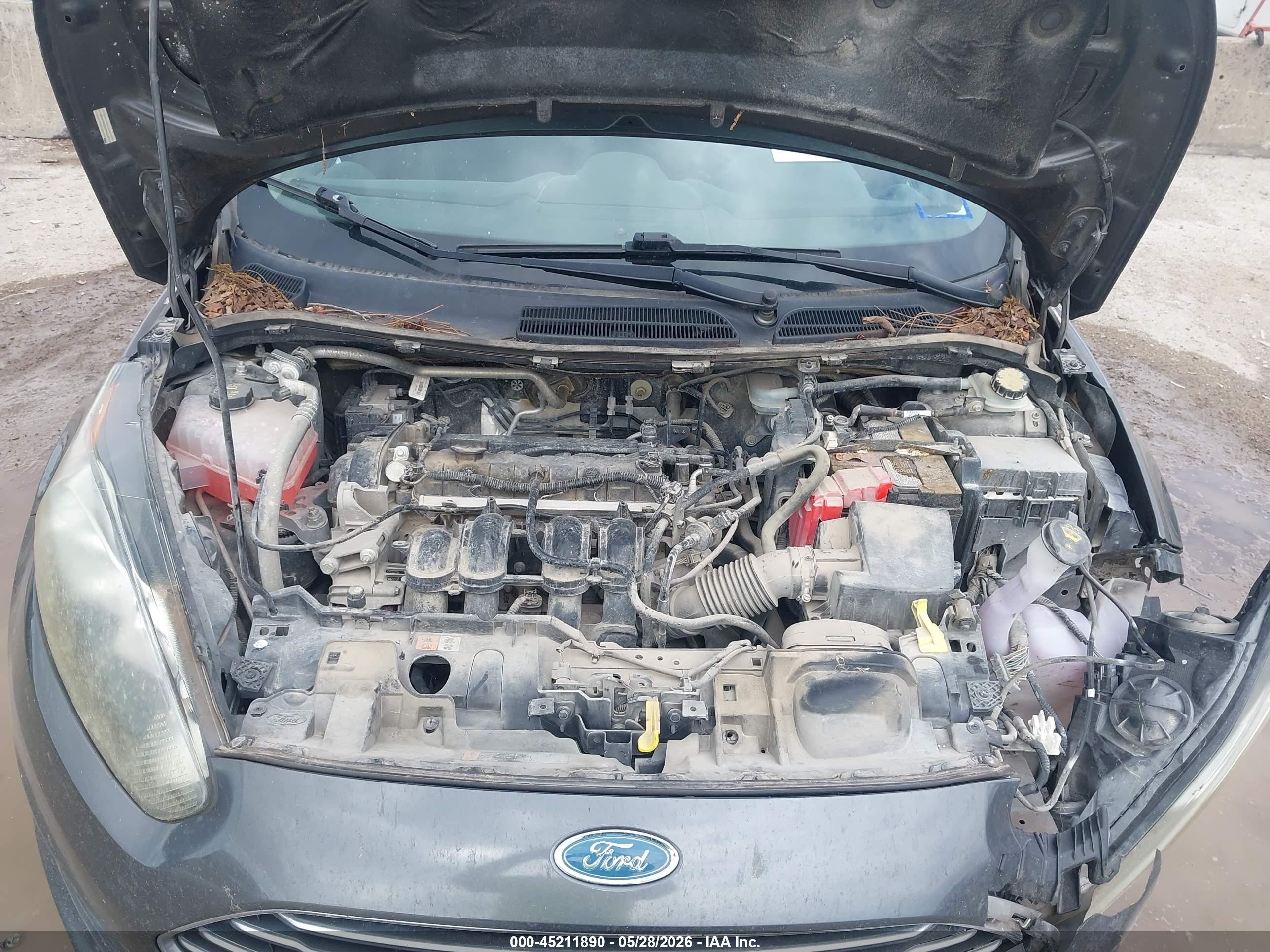 2015 Ford Fiesta Se Gray vin: 3FADP4EJ8FM190387